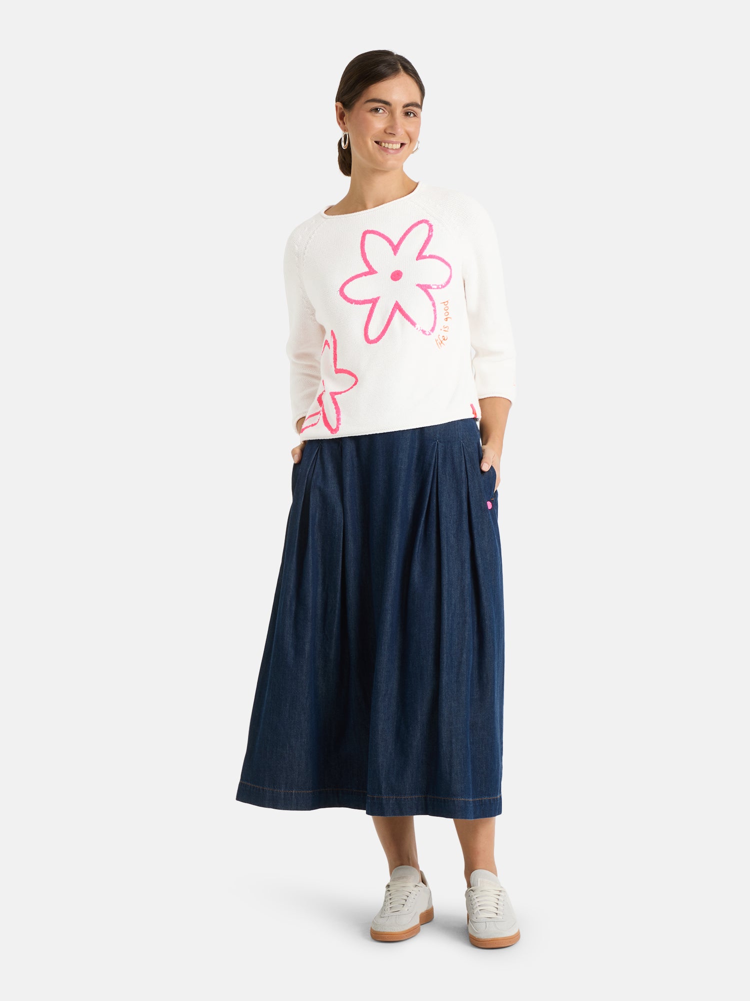Lieblingsstück AuriL Pullover offwhite aus Baumwolle