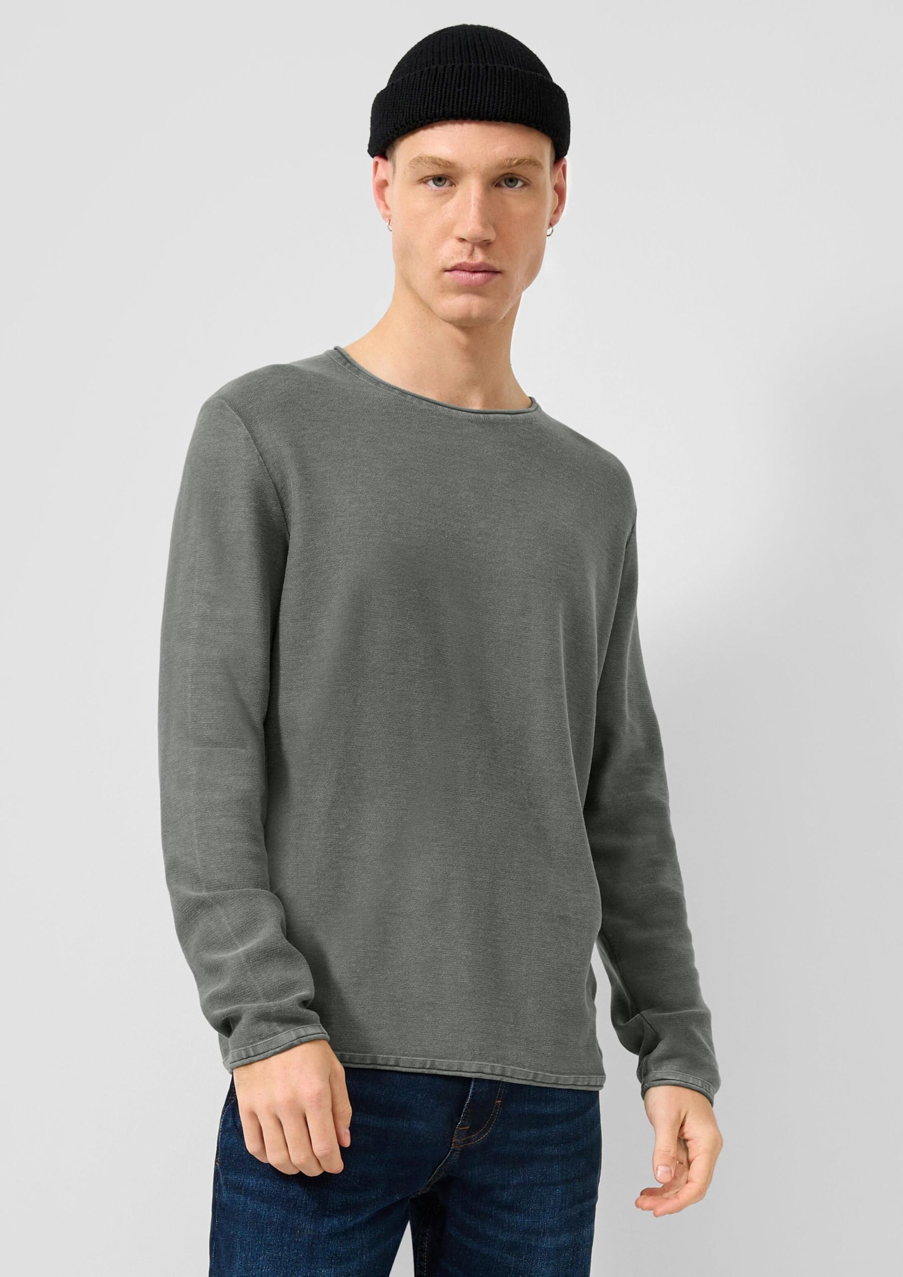 s.Oliver QS 2164739 Strickpullover Herren L Langarm