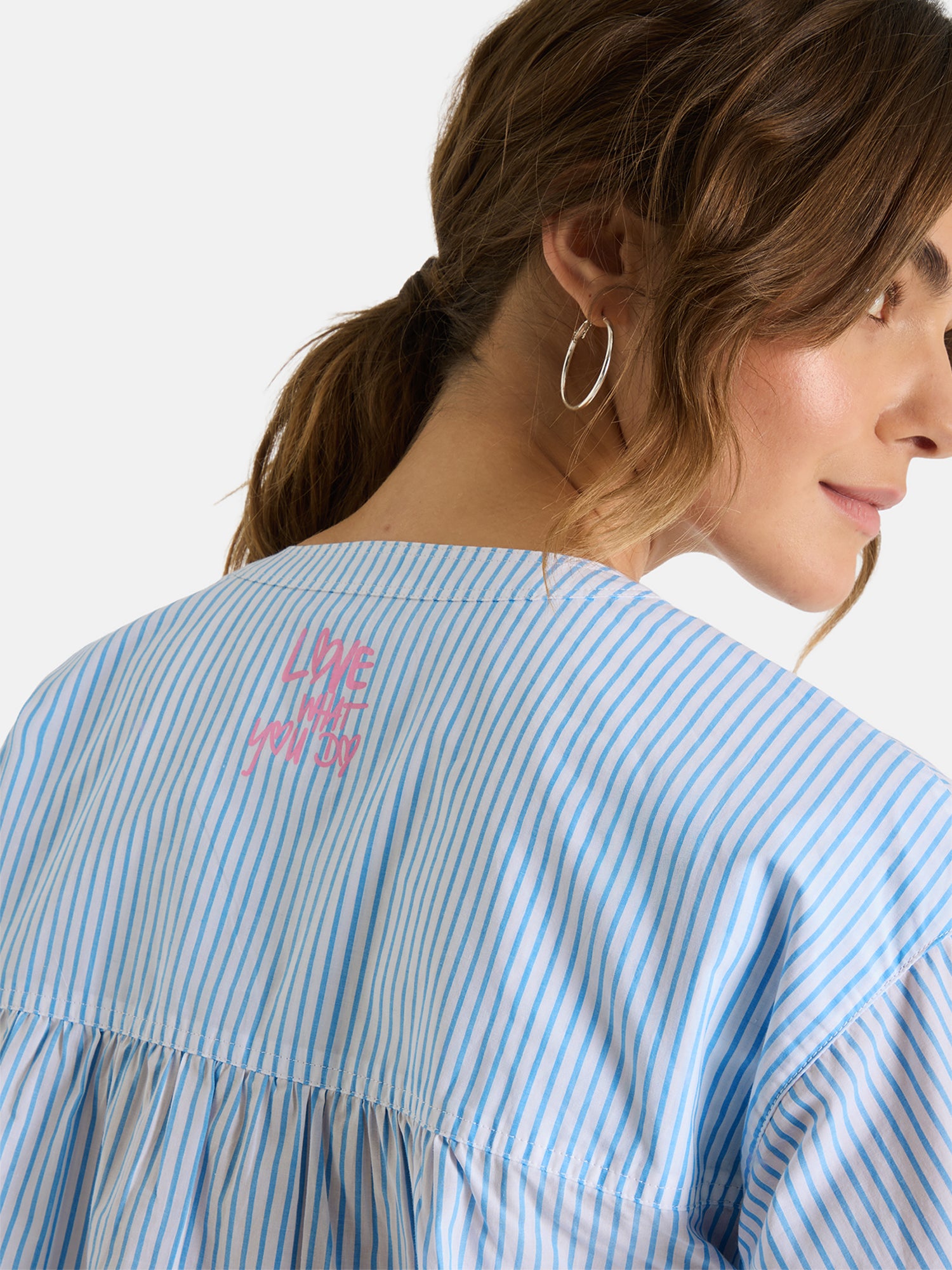 Lieblingsstück EdanaL Bluse skyblue aus Baumwolle
