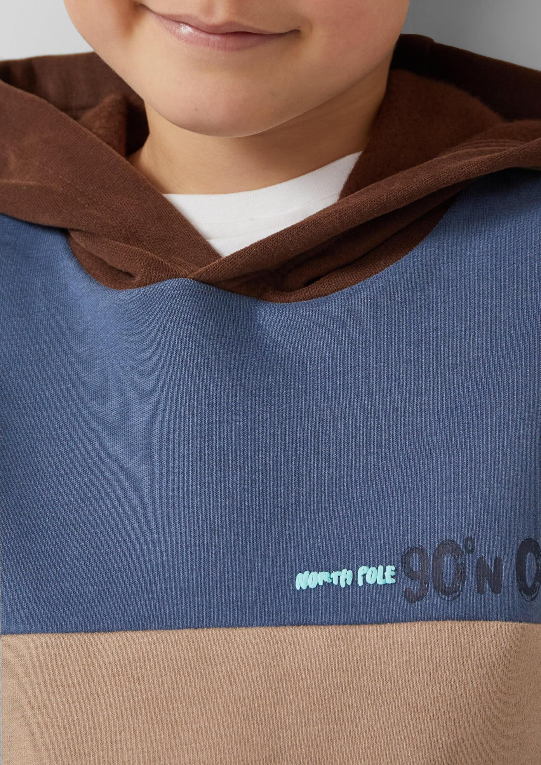 s.Oliver Junior Colourblocking Hoodie 128-134 kuschelig