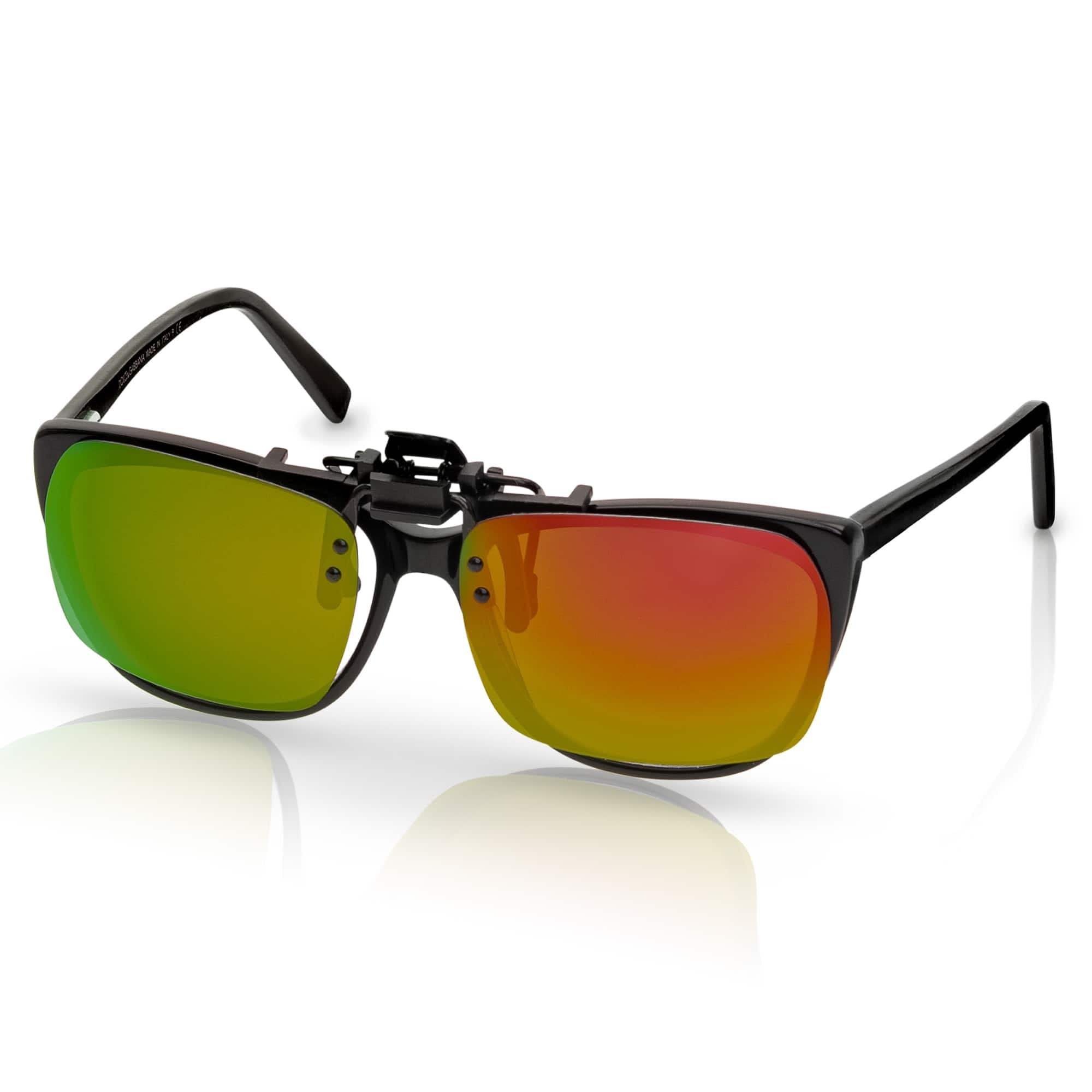 BEZLIT Clip-On Sonnenbrillenaufsatz Rosa polarisiert