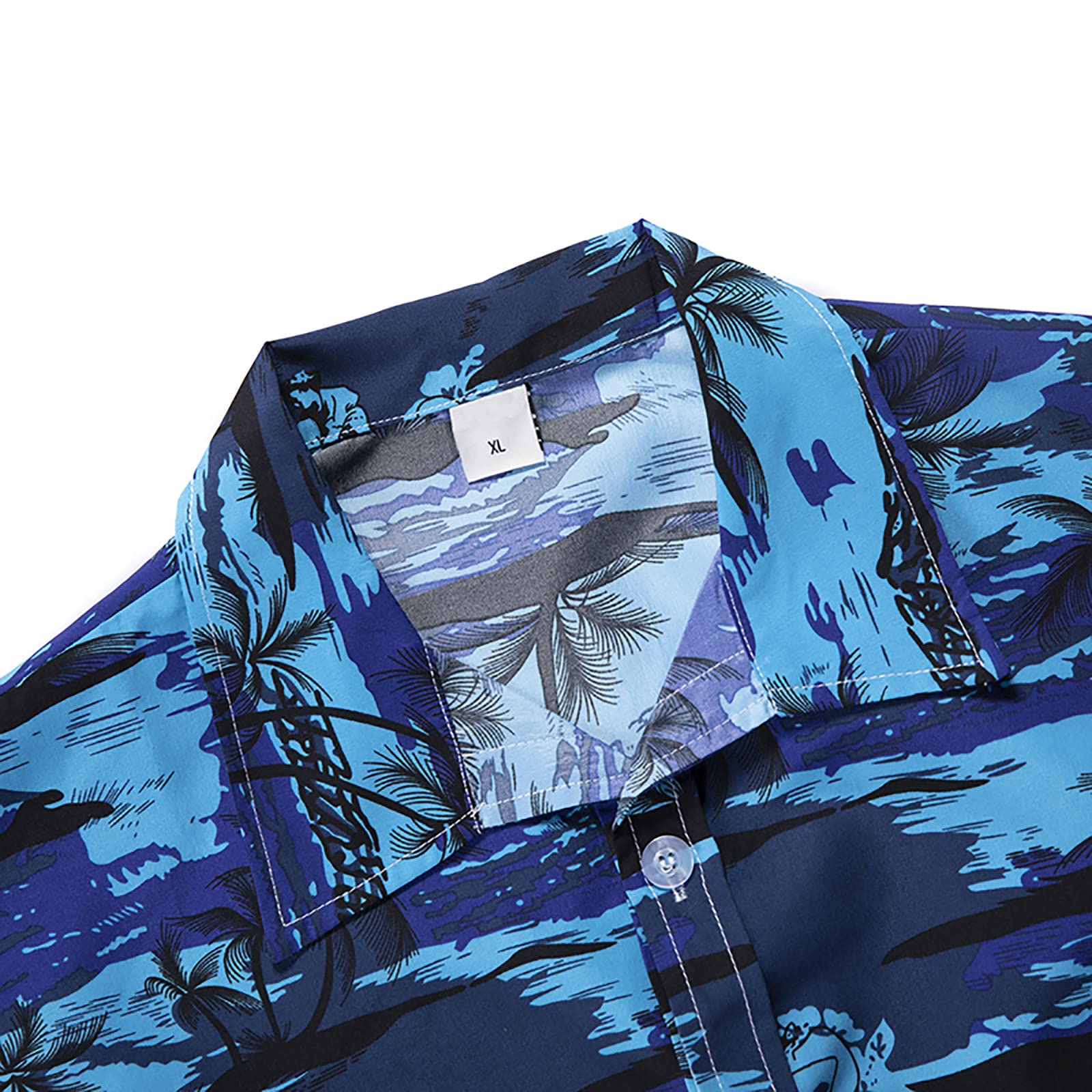 Singular AG Hawaiihemd Streifen Blau S