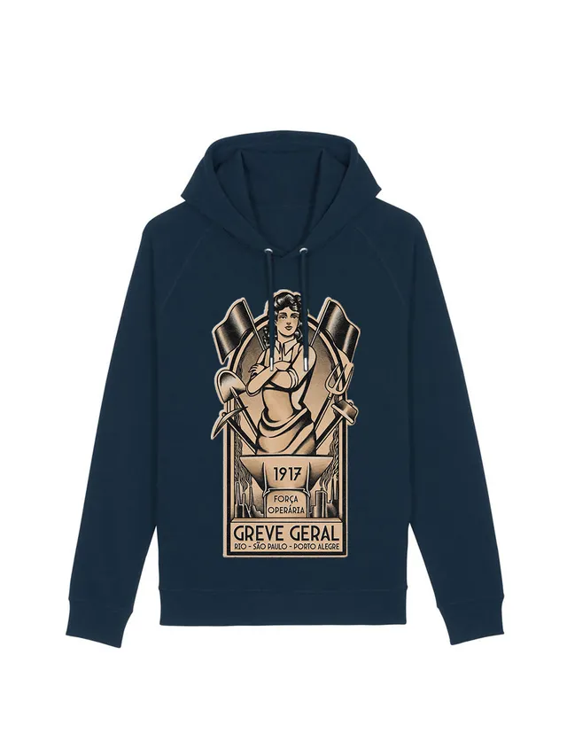 dna merch Força Operária Brasilien 1917 Kapuzenpullover