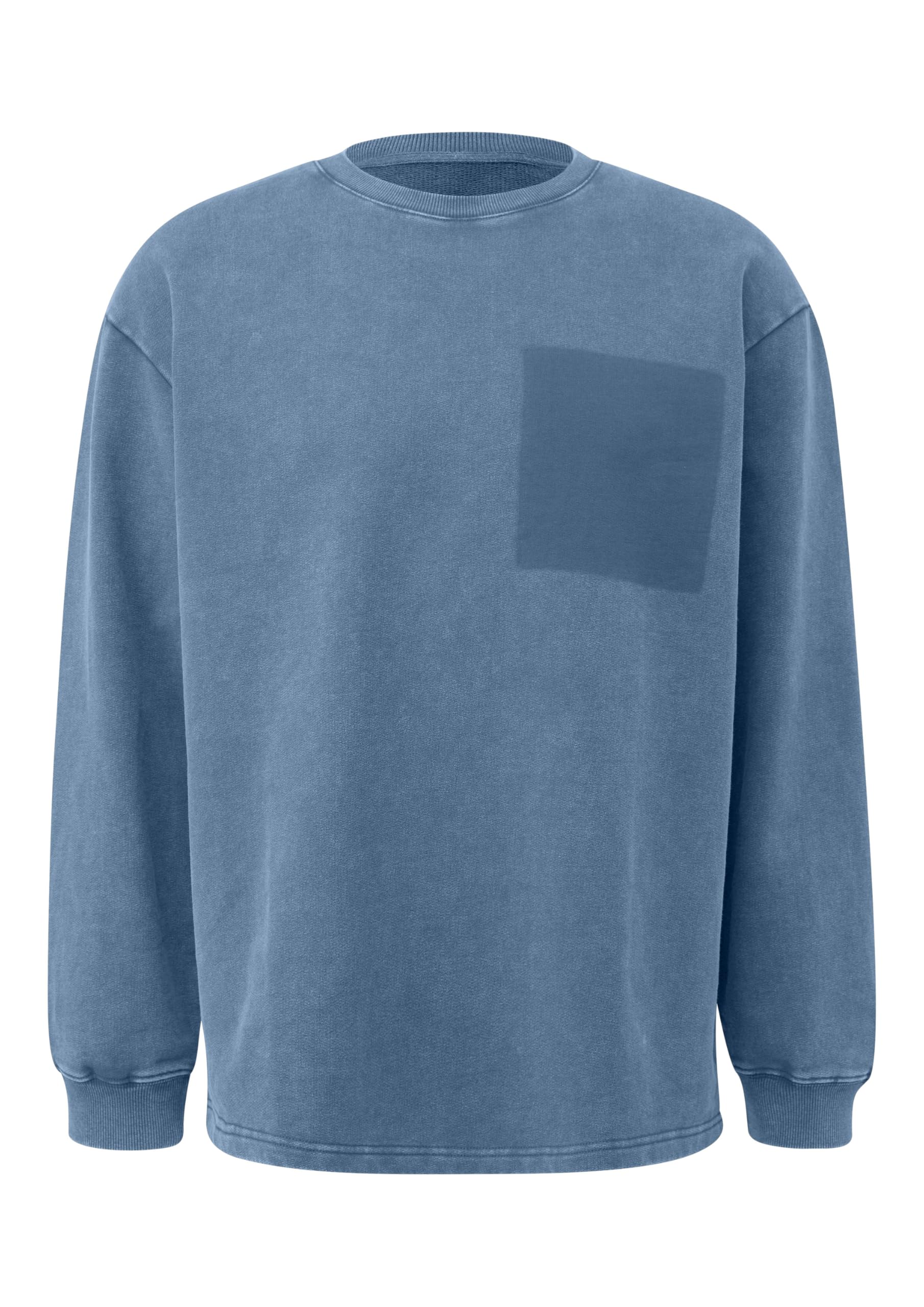 s.Oliver QS Sweatshirt gewaschen Kontrast Gr. L