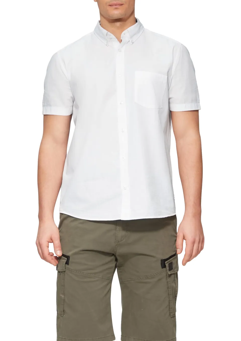s.Oliver RED LABEL 2161421 Hemd weiß kurzarm L