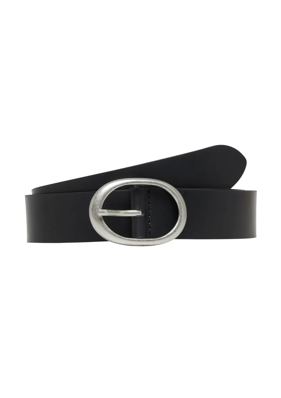 s.Oliver 2175365 Gürtel Grey/Black 1er Pack schmal