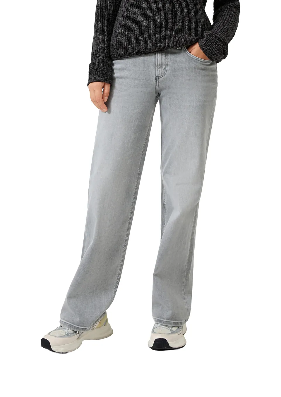 s.Oliver QS 2163062 Jeans-Hose Loose-Fit gestreift