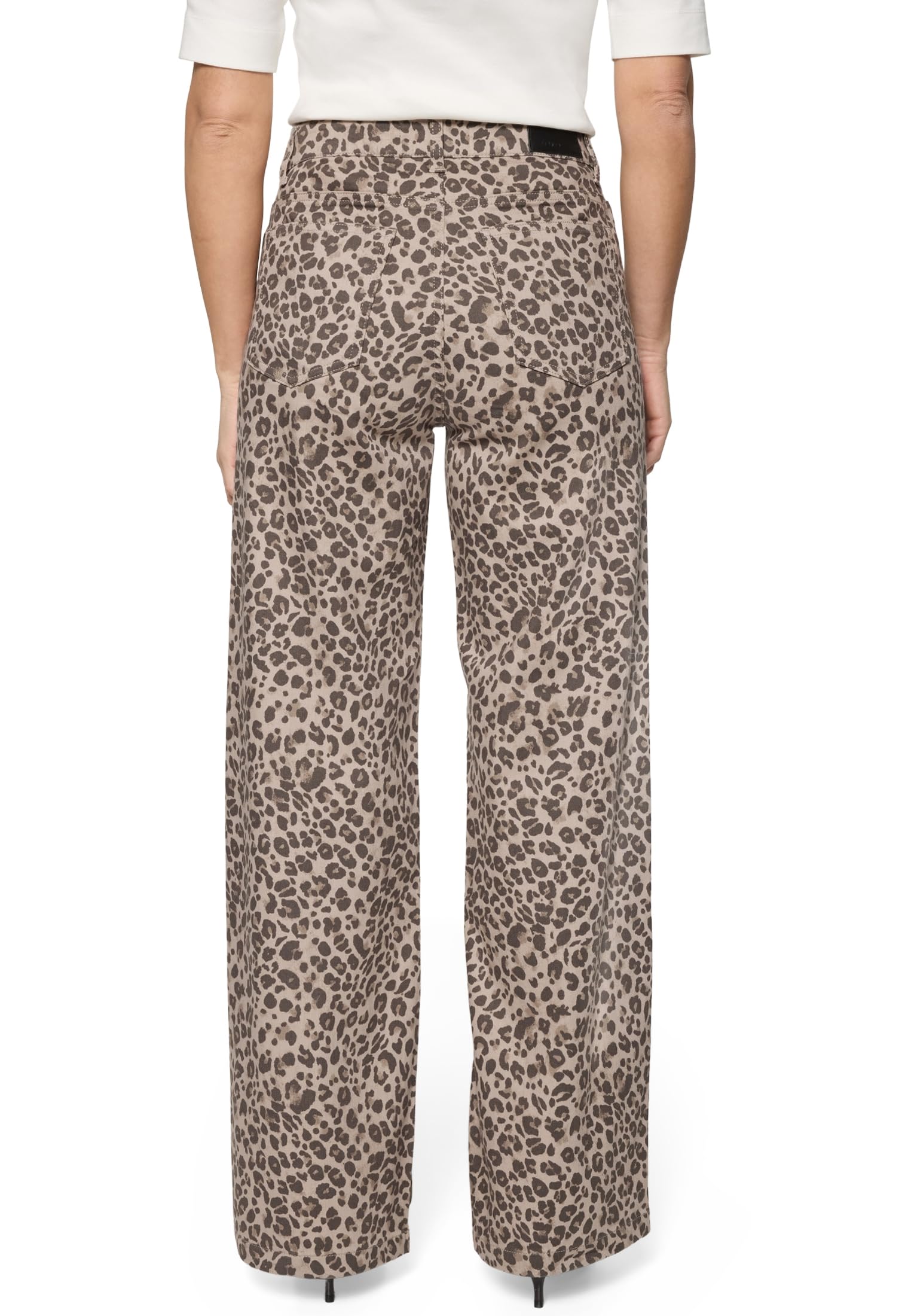 zero Leo-Hose mit weitem Bein Hose 40 Beige Brown