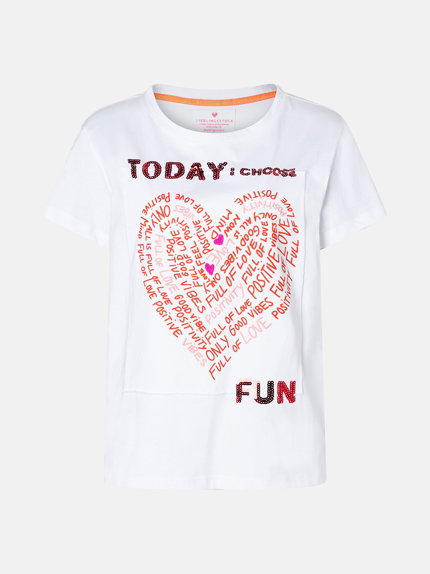Lieblingsstück CleoL T-Shirt offwhite aus Baumwolle