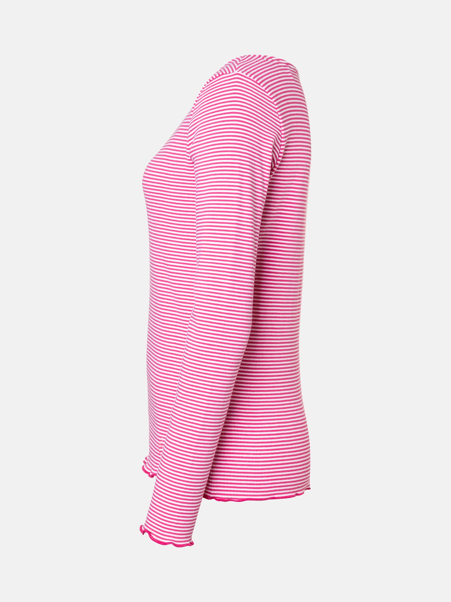 Lieblingsstück MarleL Langarmshirt pink Streifen