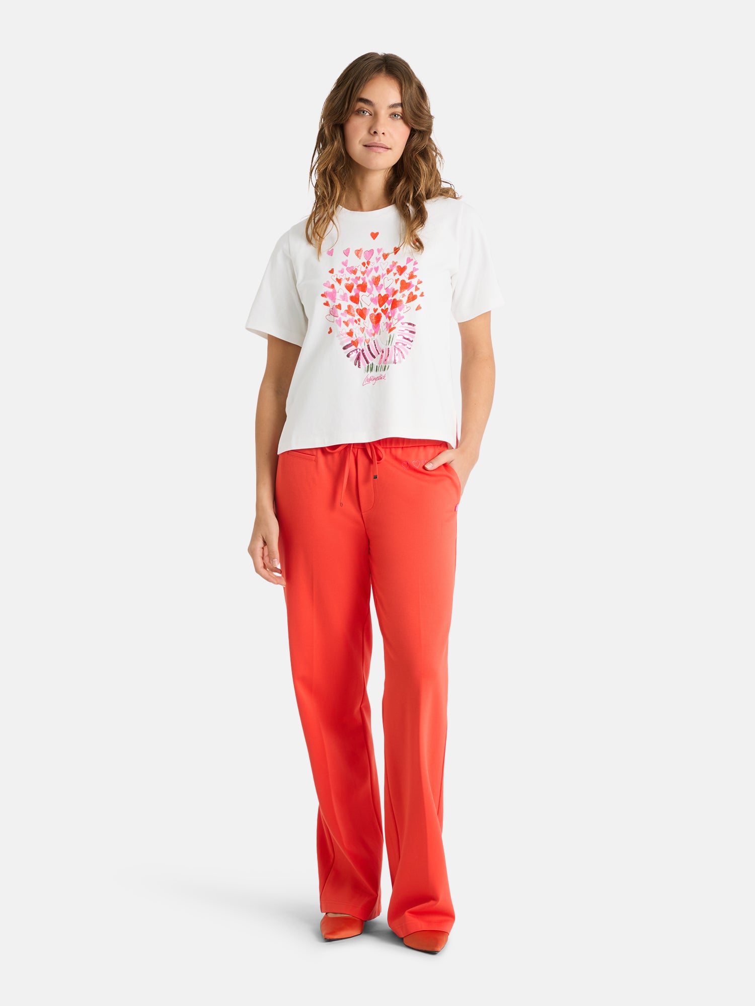 Lieblingsstück CarminaL T-Shirt offwhite mit Herzprint