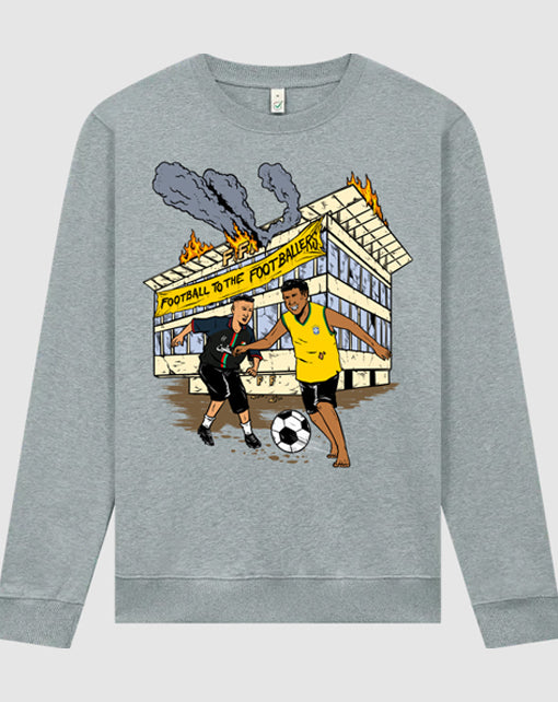 dna merch Football To The Footballers Sweater Schwarz