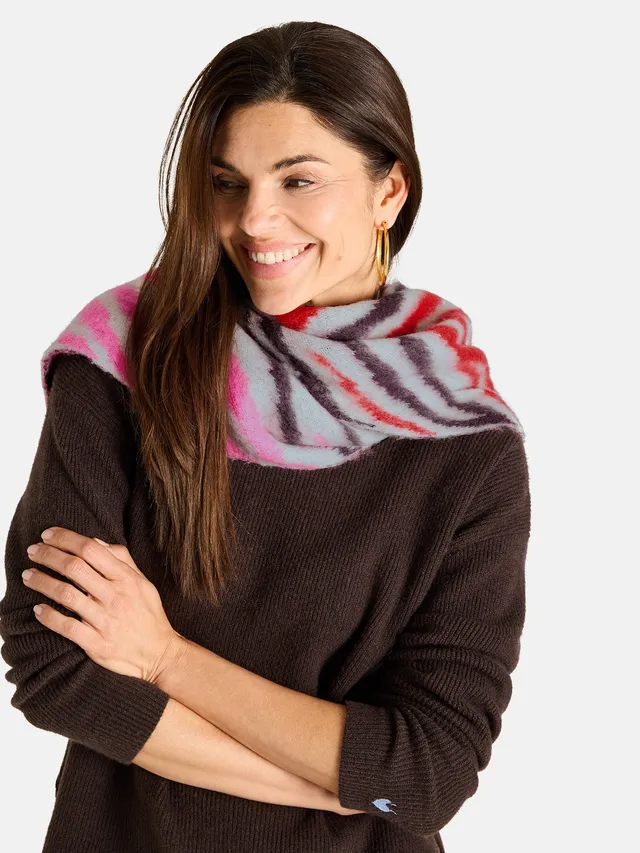 Lieblingsstück MadiL Jacquard-Strickschal fig lang