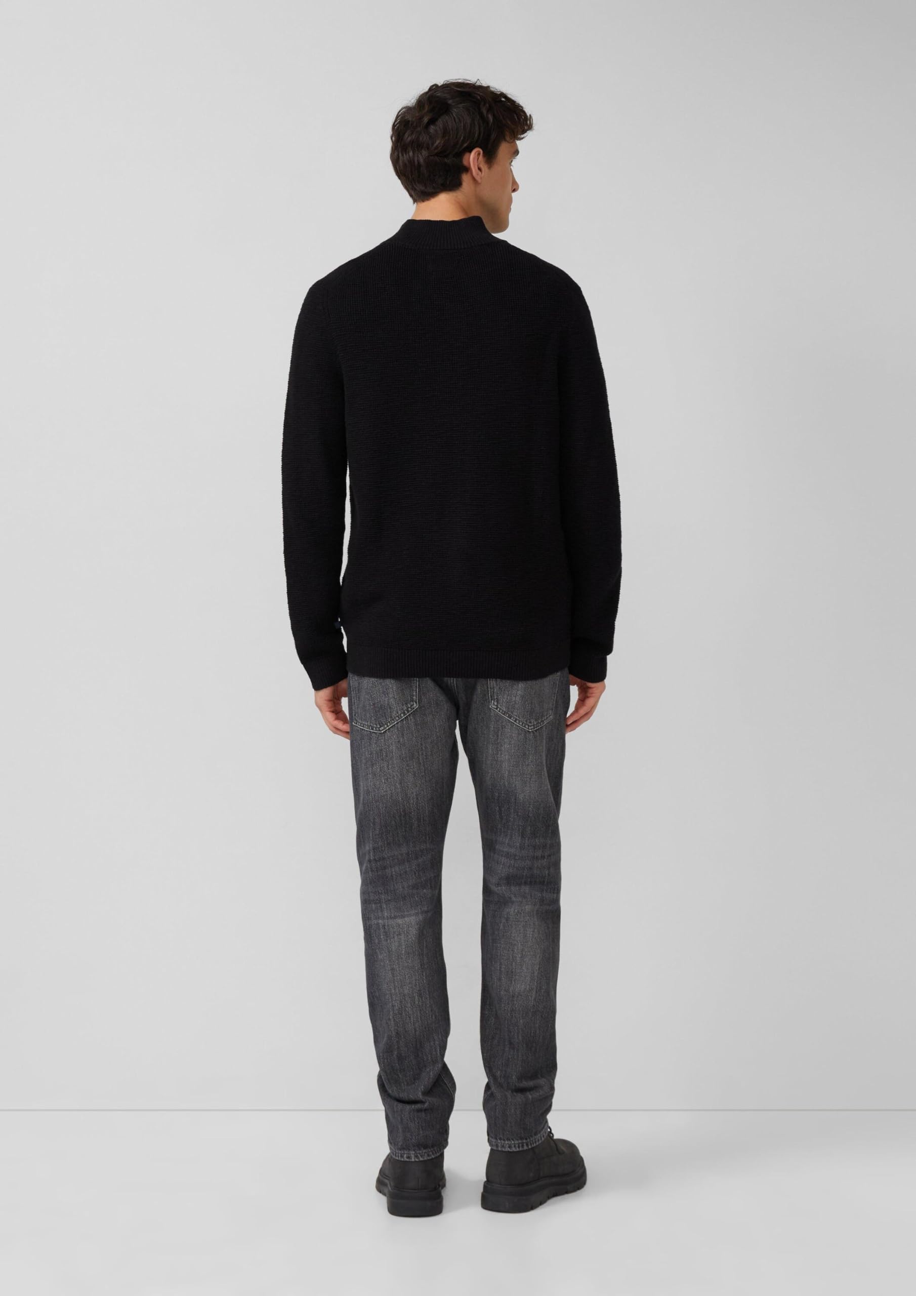 s.Oliver RED LABEL 2168815 Pullover L Grey/Black langarm