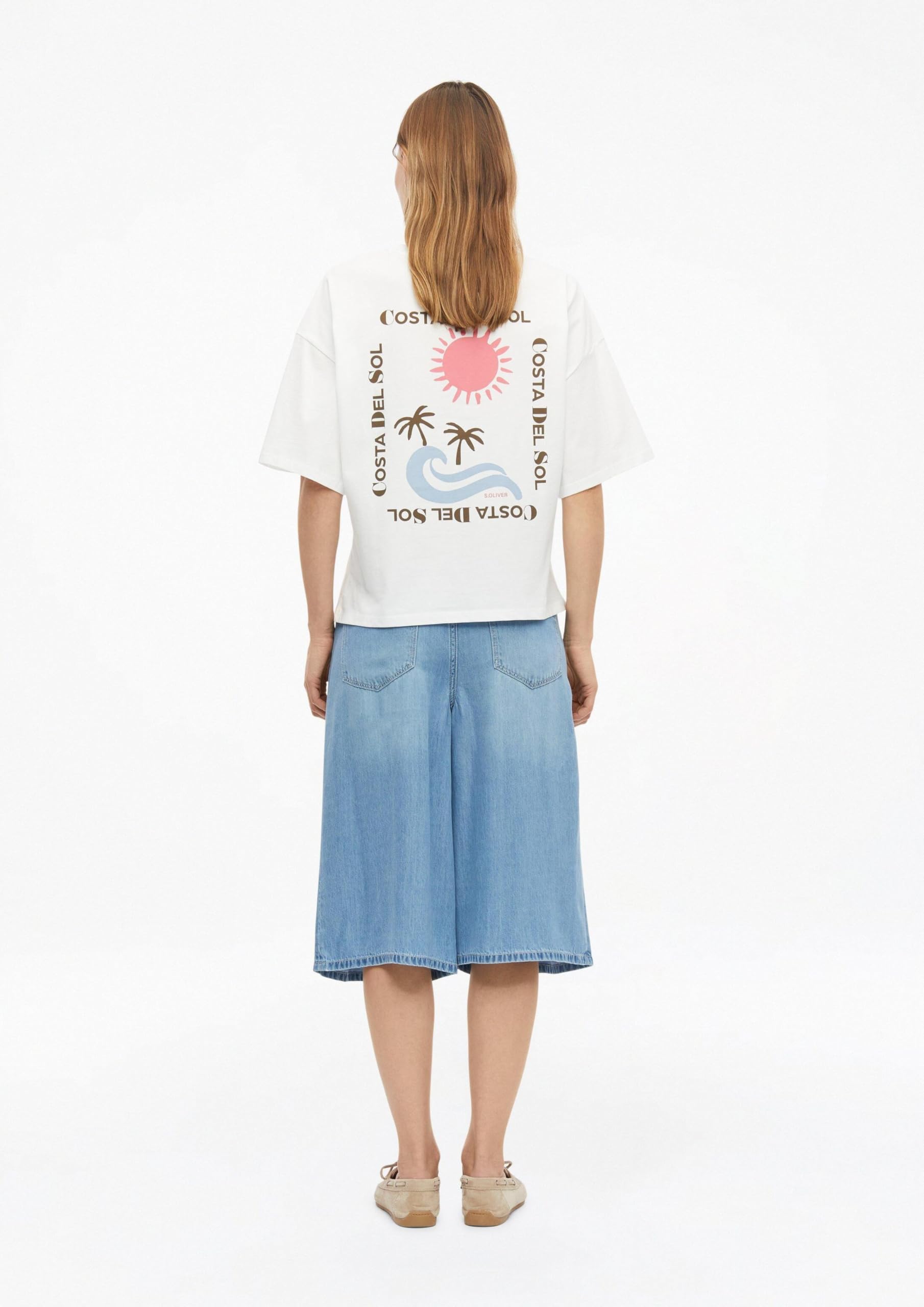 s.Oliver Red Label T-Shirt Oversize 38 mit Print