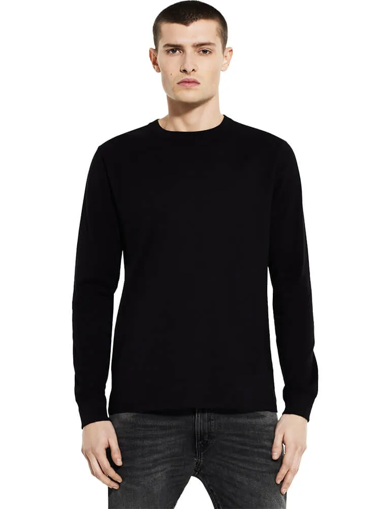 dna merch Bio Langarmshirt 3er Pack schwarz Unisex