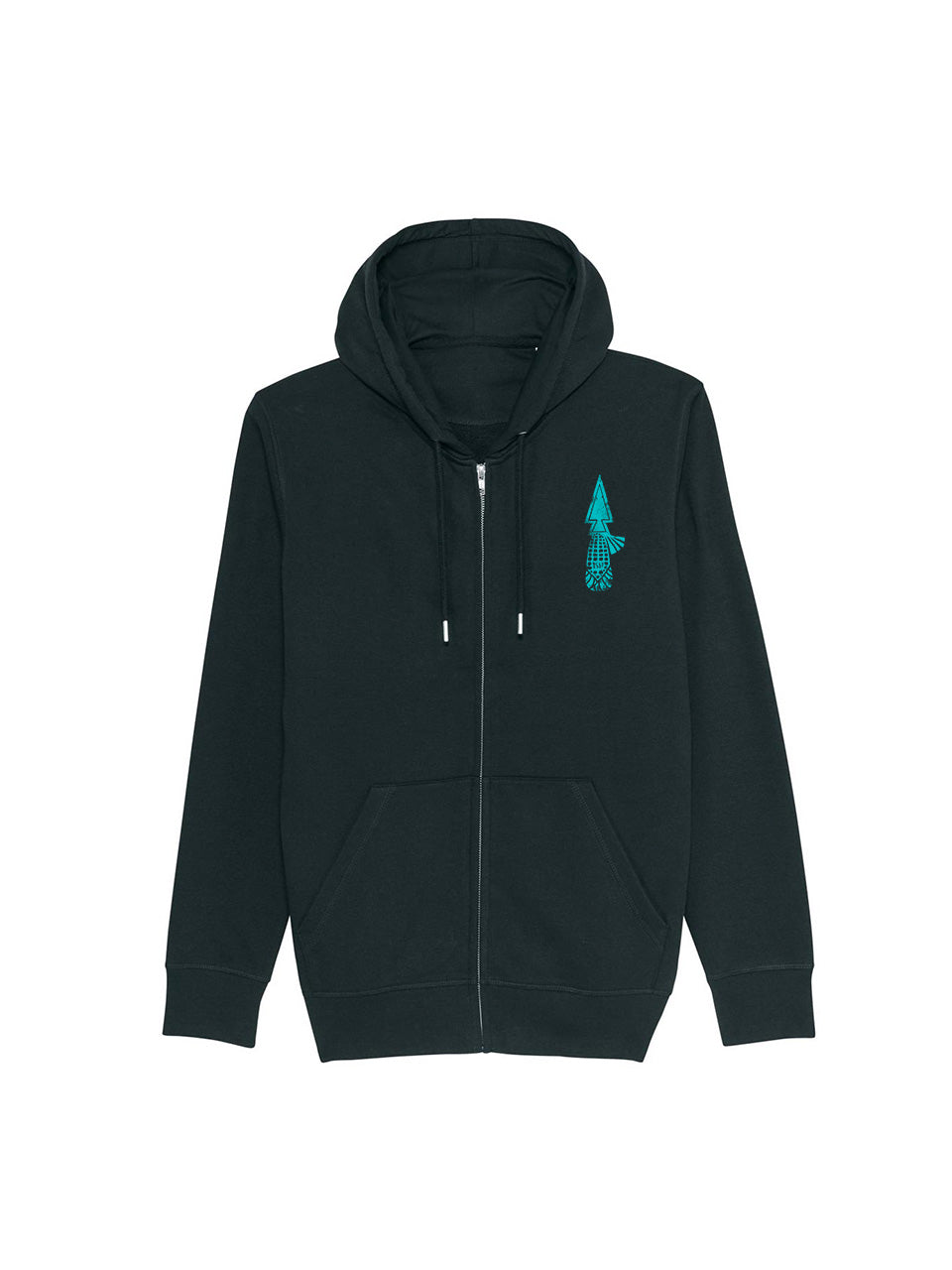 dna merch Maya-Widerstand 1517 Kapuzenjacke schwarz