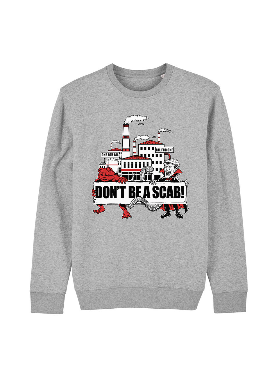 dna merch Sei Kein Streikbrecher Sweatshirt schwarz