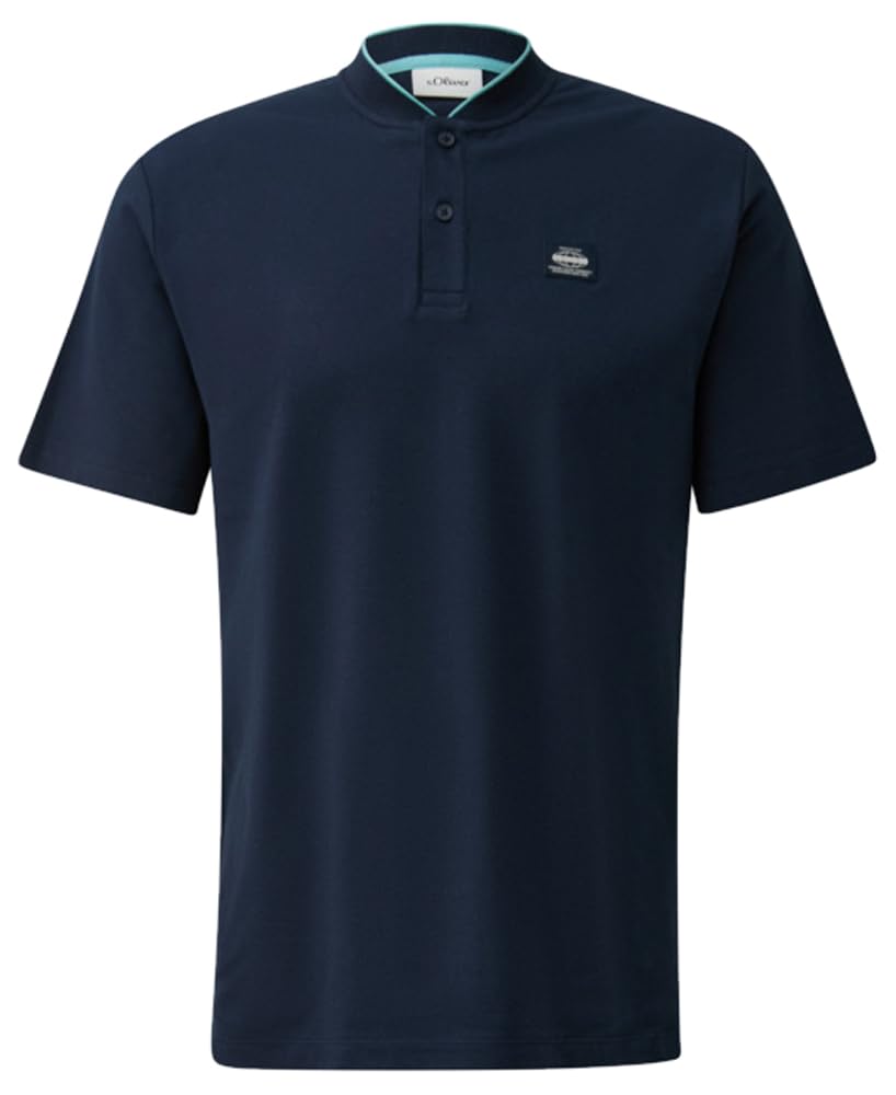 s.Oliver Polo-Shirt Pikée elastisch Navy XXL