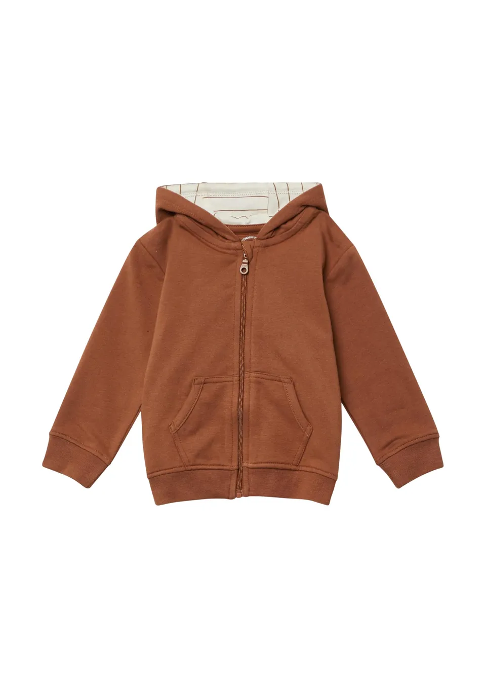 s.Oliver Junior Sweatjacke 74 braun mit Kapuze