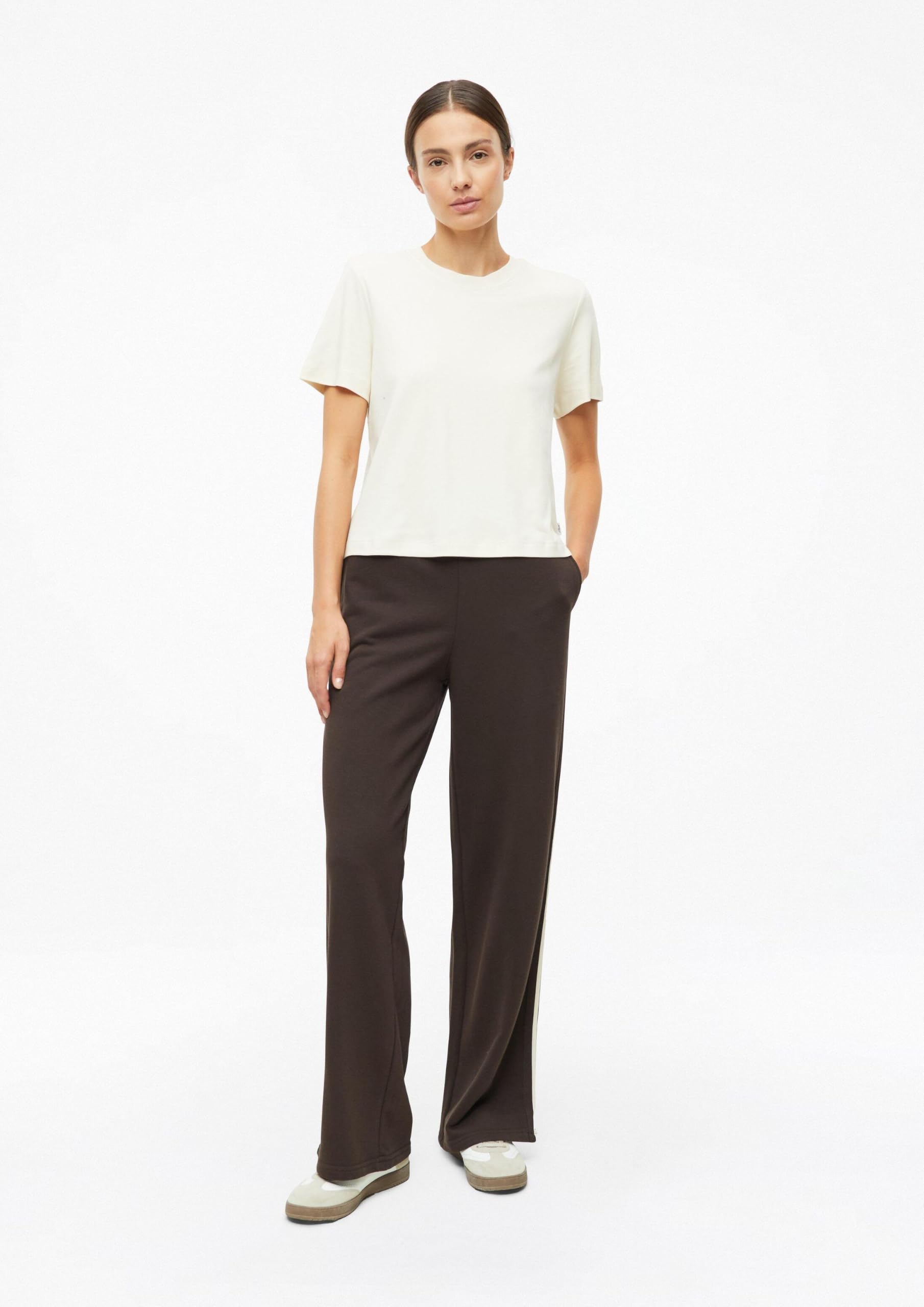 s.Oliver RED LABEL Wide-Leg-Hose Interlockjersey Gr.34 Damen