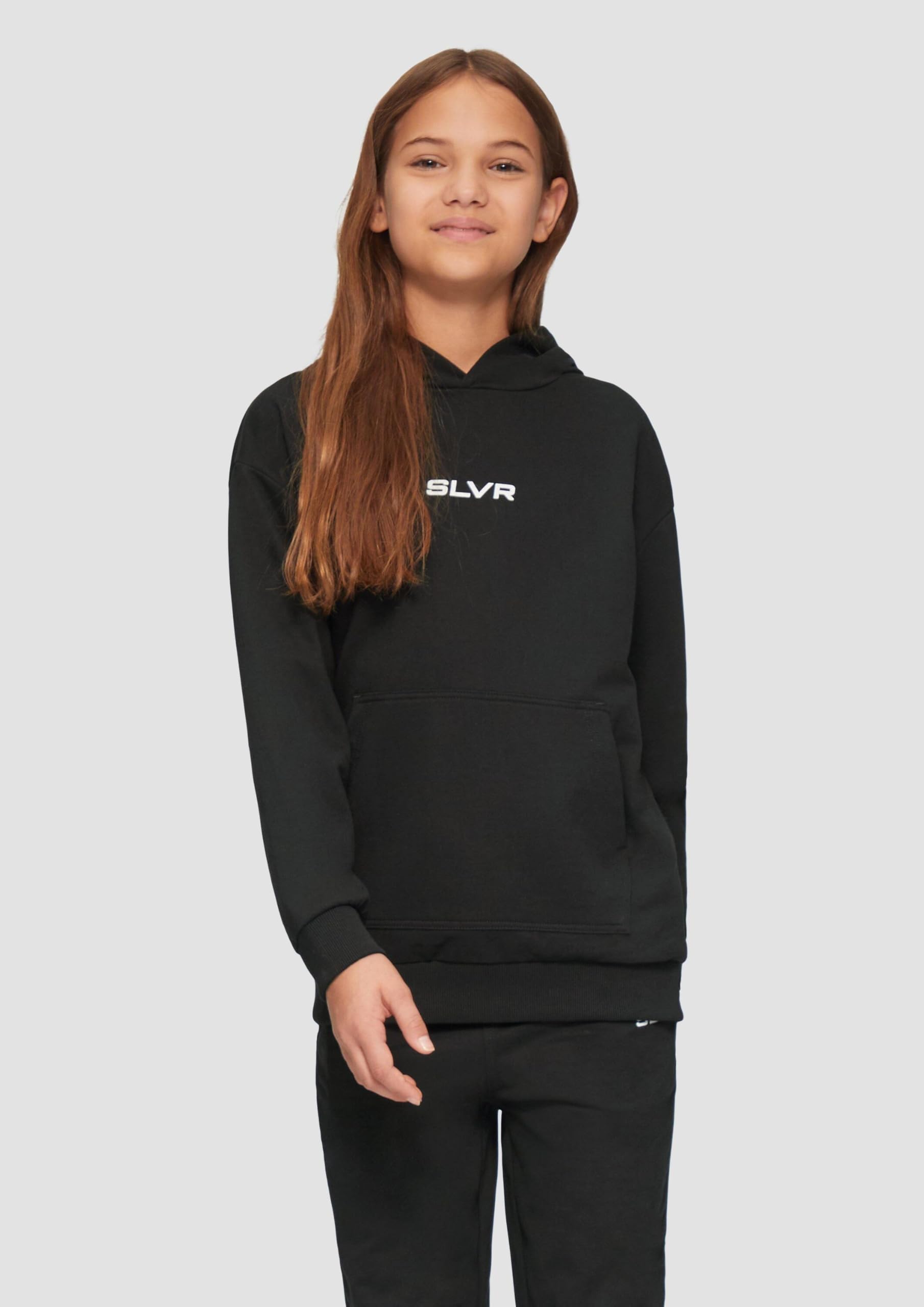 s.Oliver Junior Kapuzen-Sweatshirt Unisex grau mit Print
