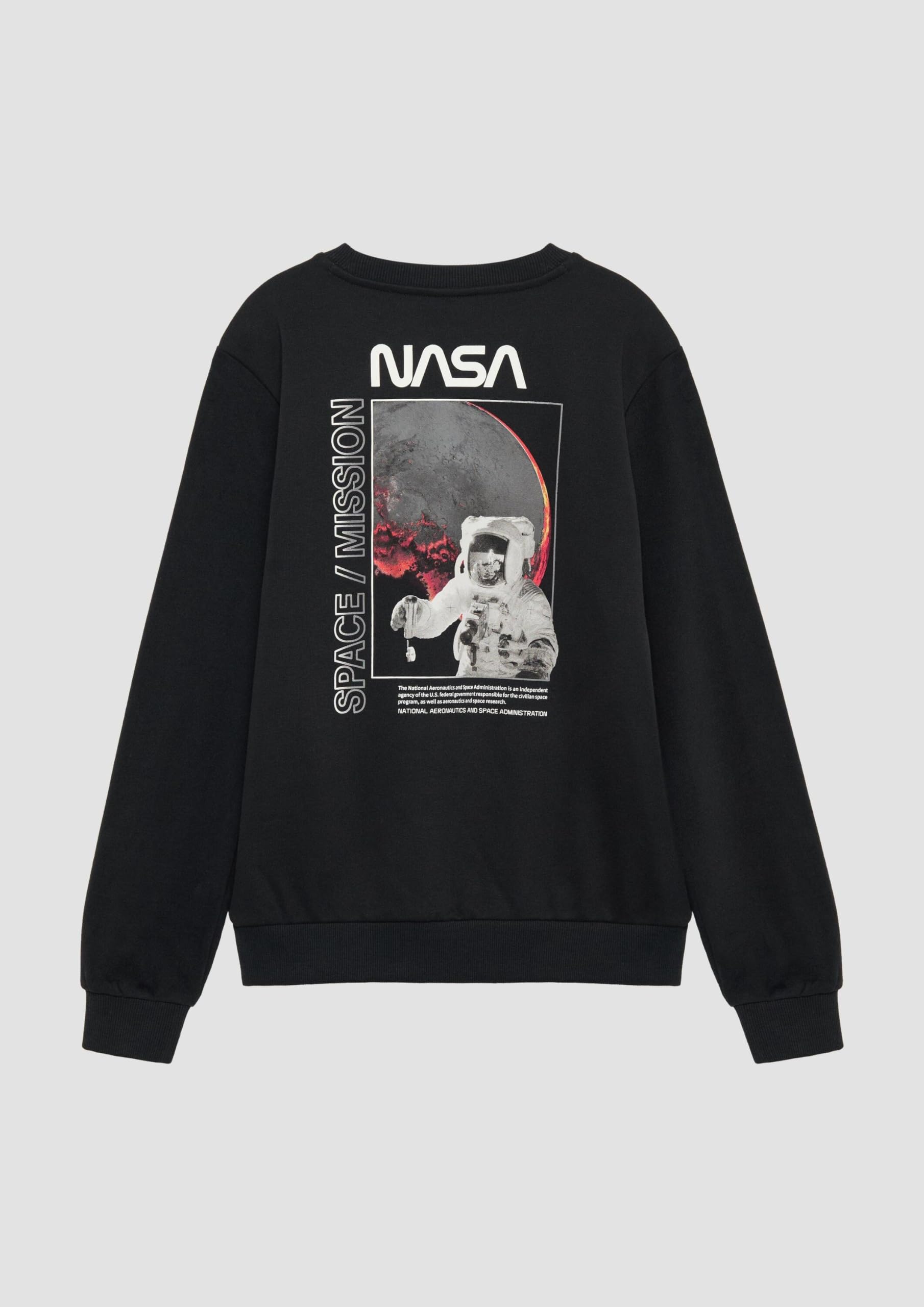 s.Oliver Red Label Sweatshirt NASA-Print Rippbündchen Kinder