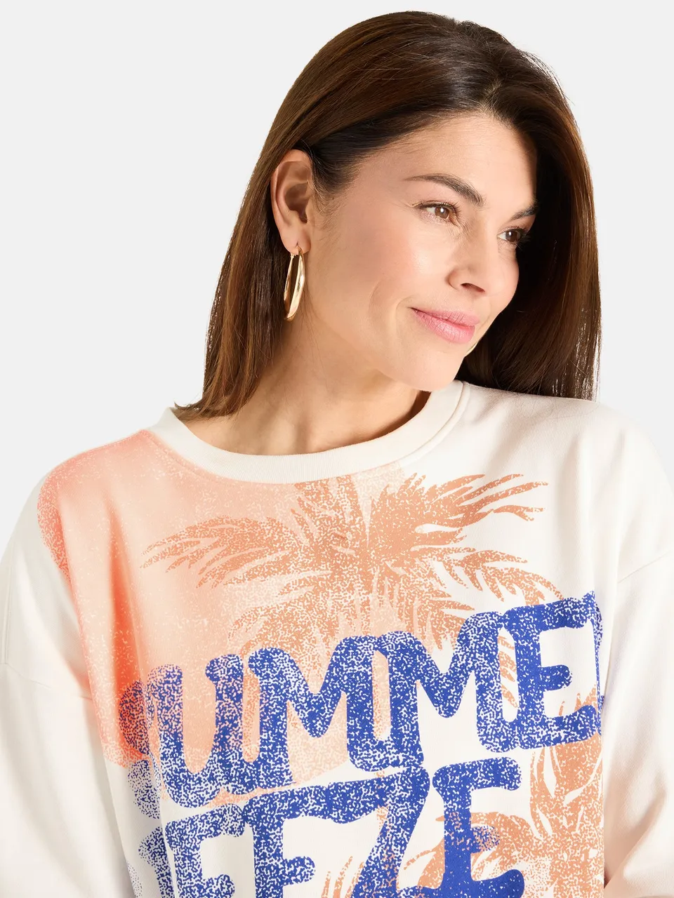 Lieblingsstück BreezeL Sweatshirt Baumwollmix offwhite