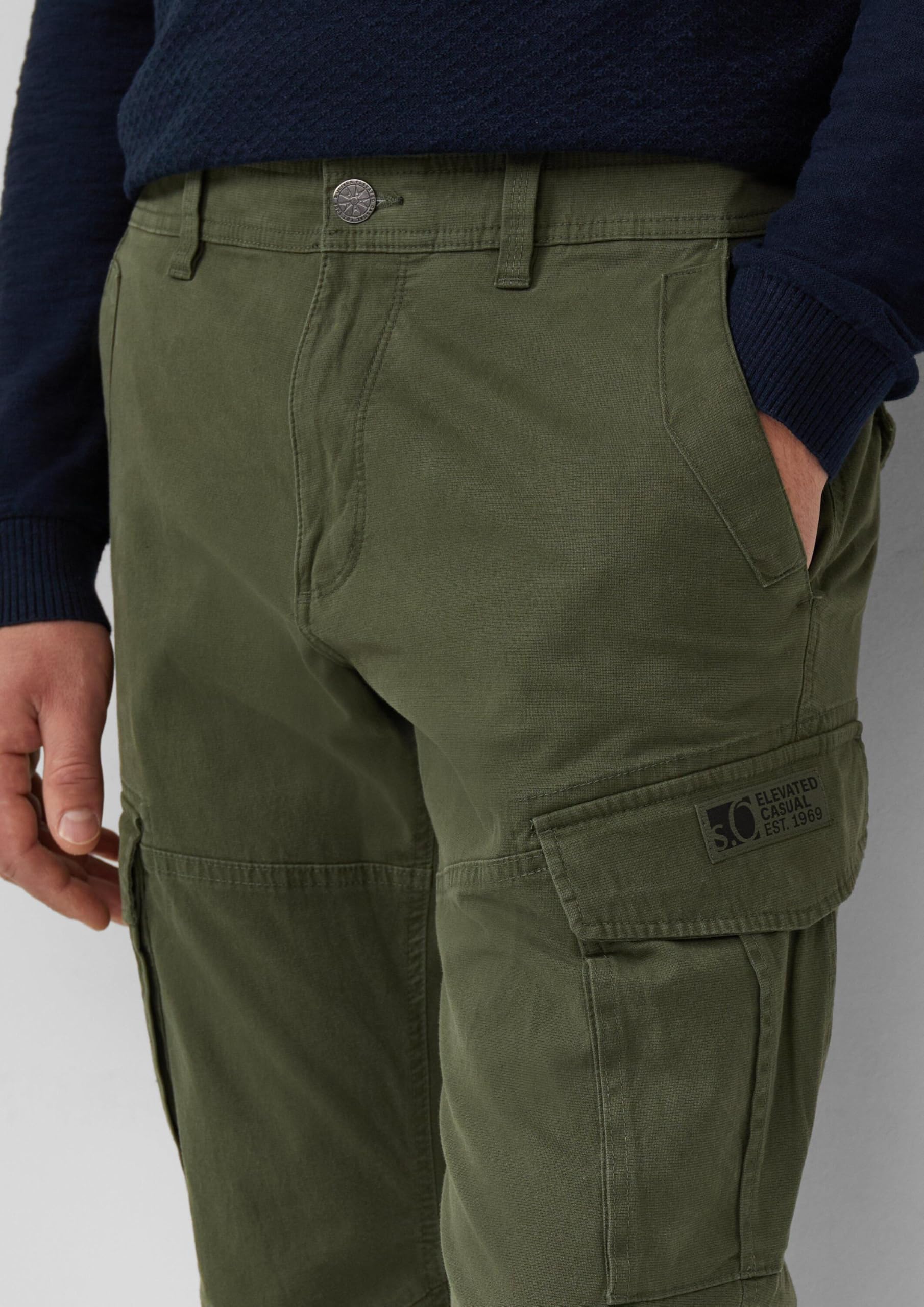 s.Oliver Phoenix Cargo Hose Herren Baumwollmix Struktur