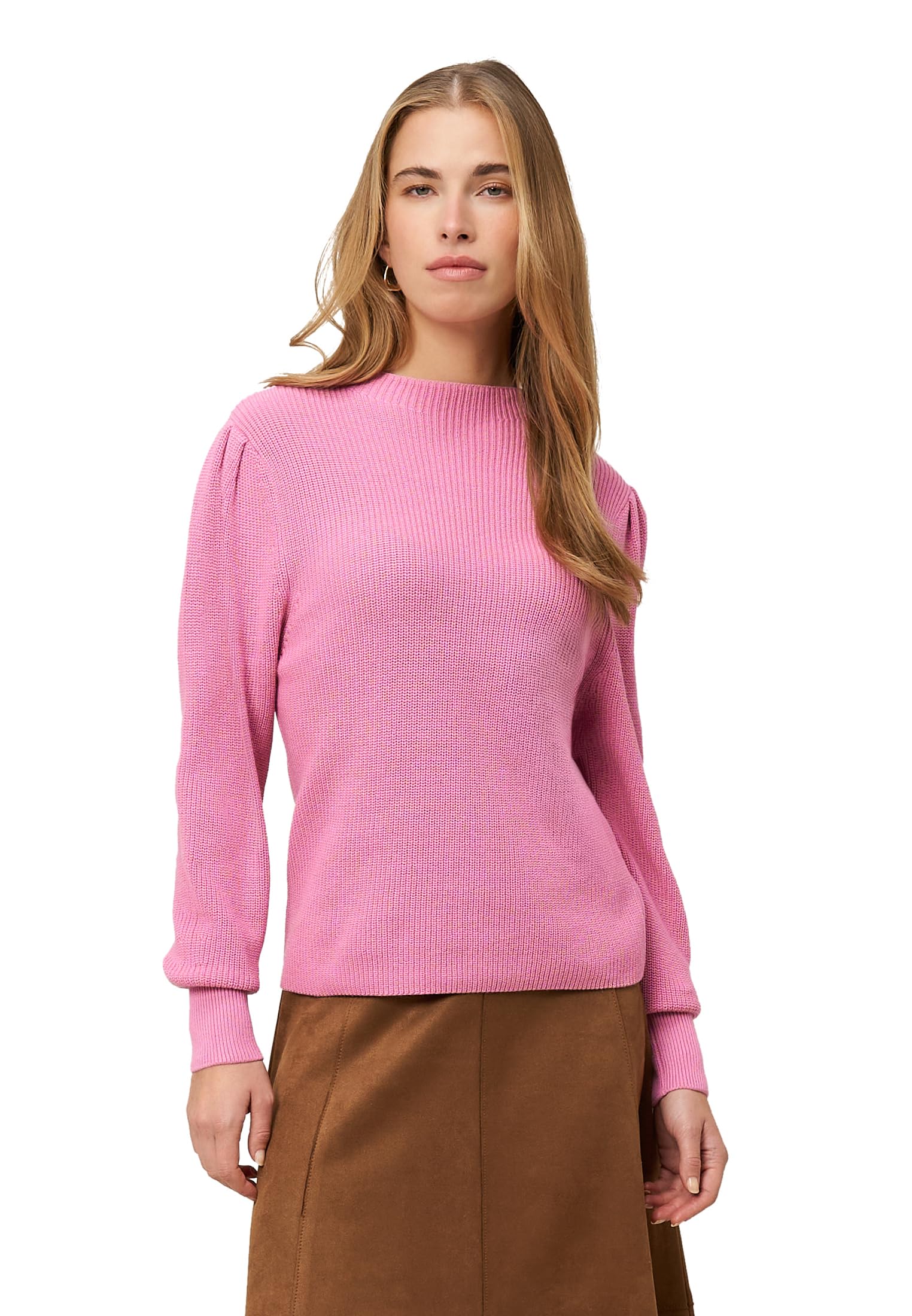 zero Strickpullover Ballonärmel Blushberry Pink Gr.40