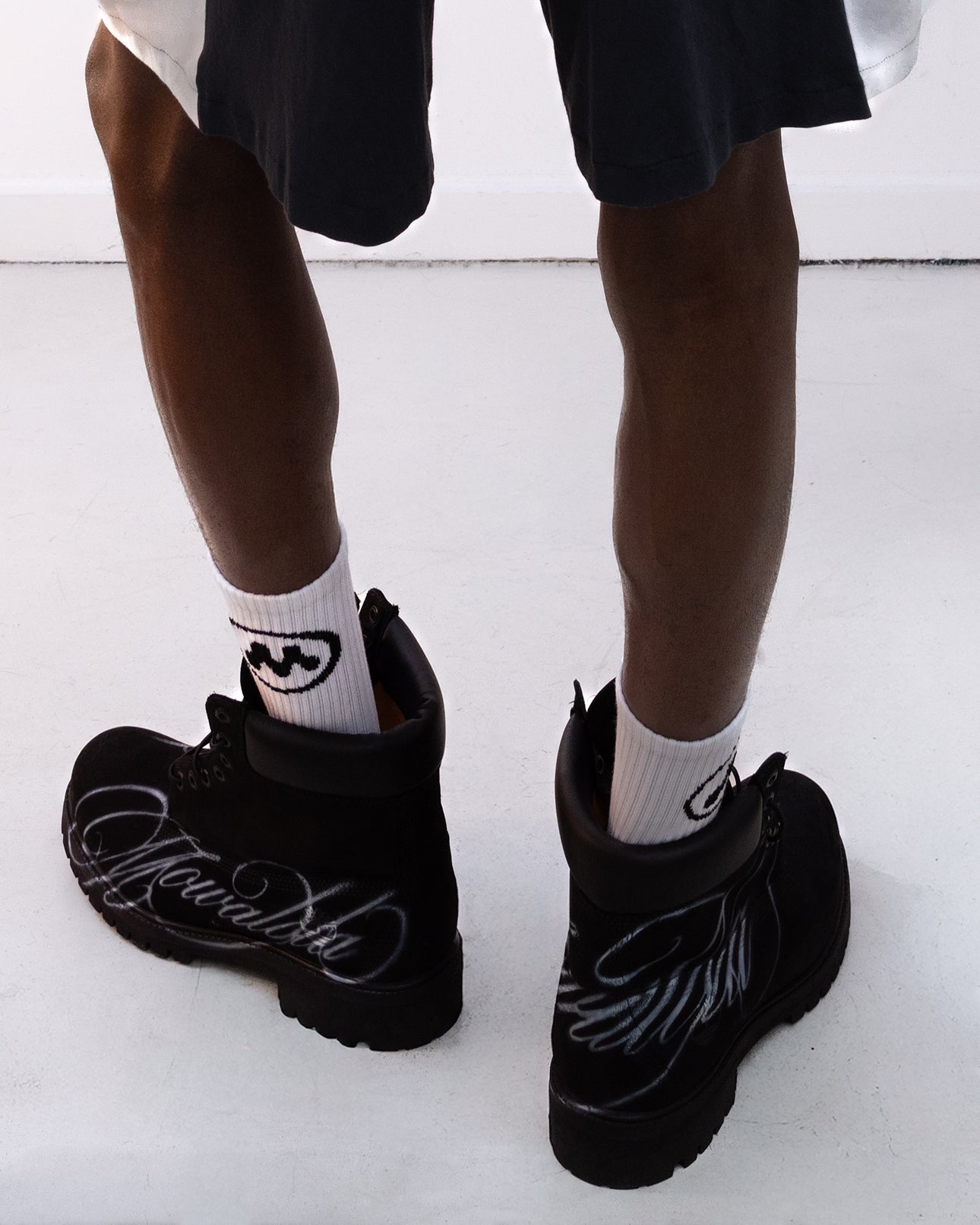 Mowalola M Socks Socken weiß Baumwolle S-M
