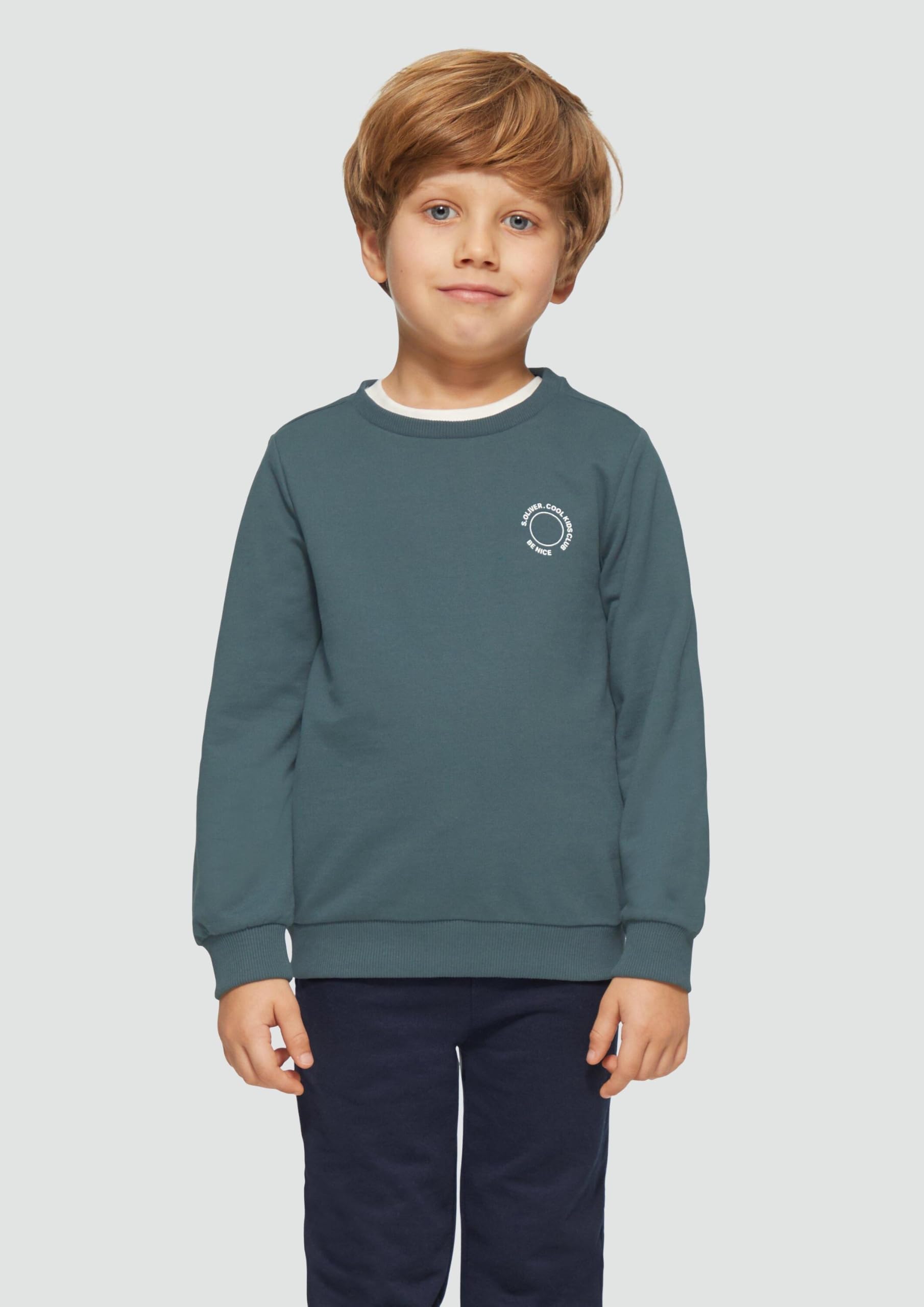 s.Oliver Junior NASA Sweatshirt Rückenprint blau 128