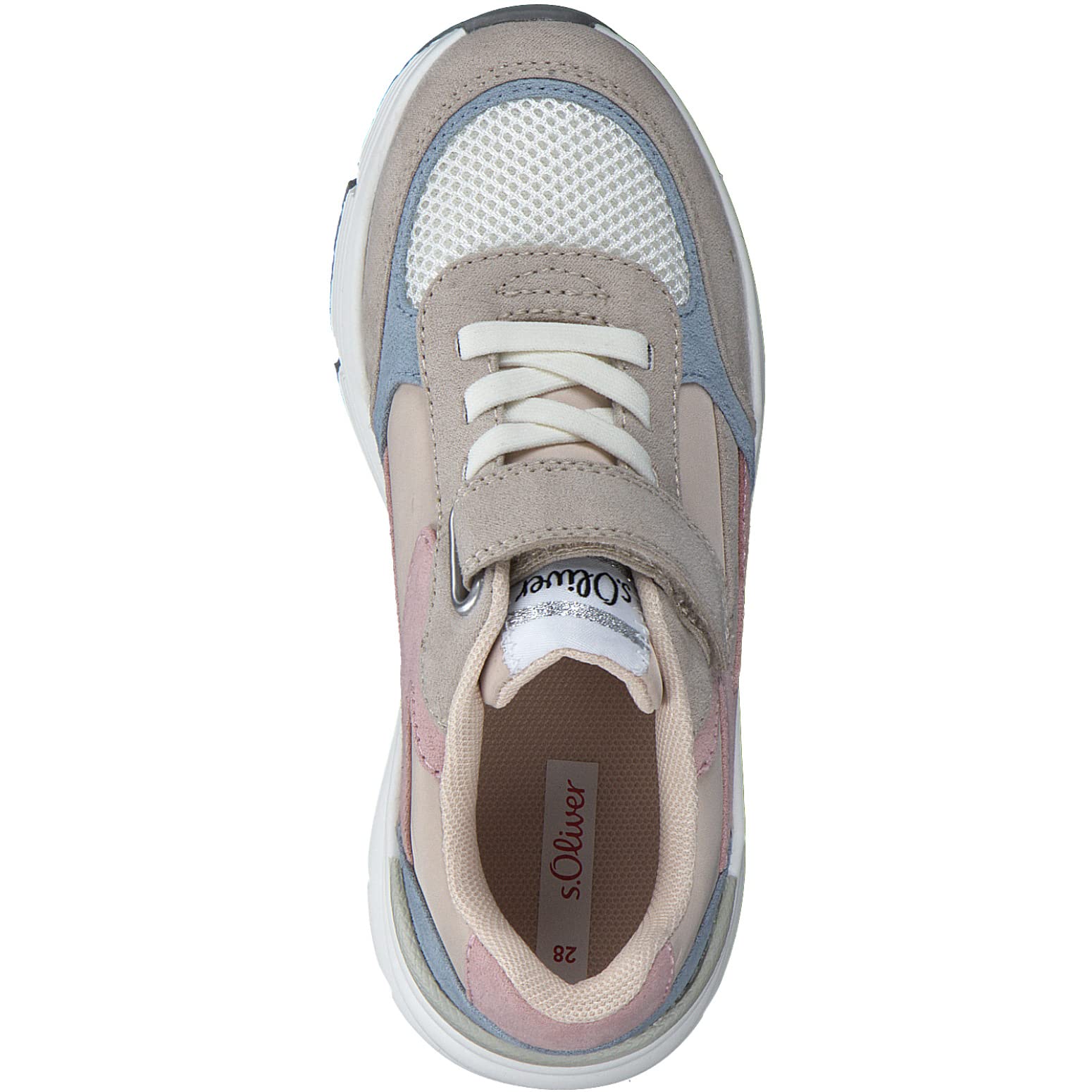 s.Oliver 5-5-43202-30 Sneaker Mädchen Mint Rose