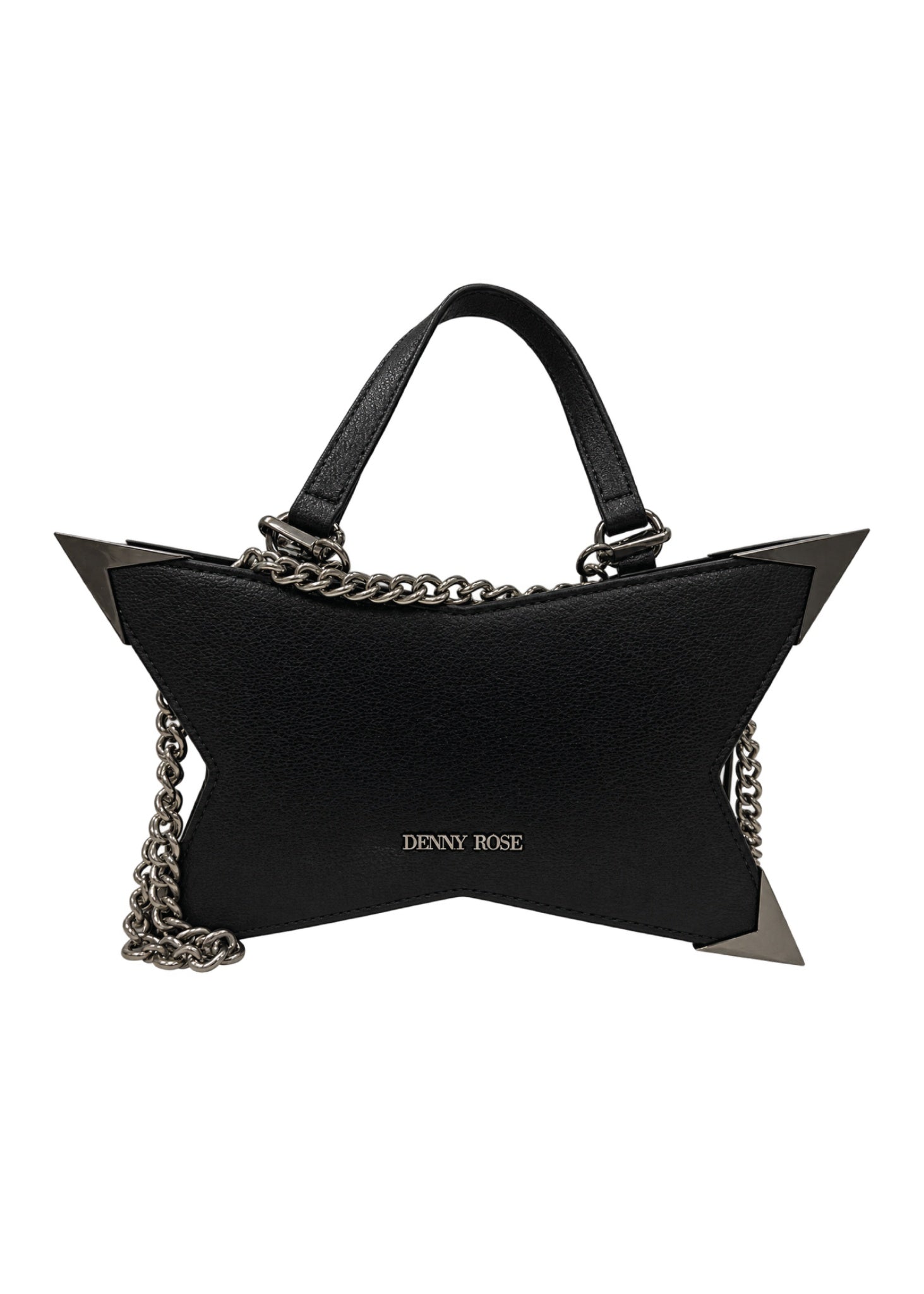 Denny Rose The Star Bag Umhängetasche Schwarz Kunstleder