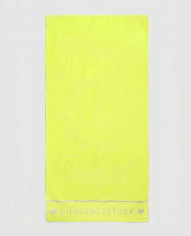 Lieblingsstück Badetuch Orange Baumwollmix Lurex