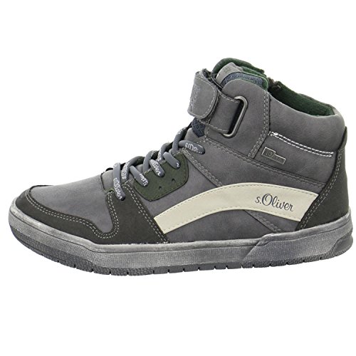 s.Oliver 5-45302-37 Kinder Stiefel Grau hoch warm