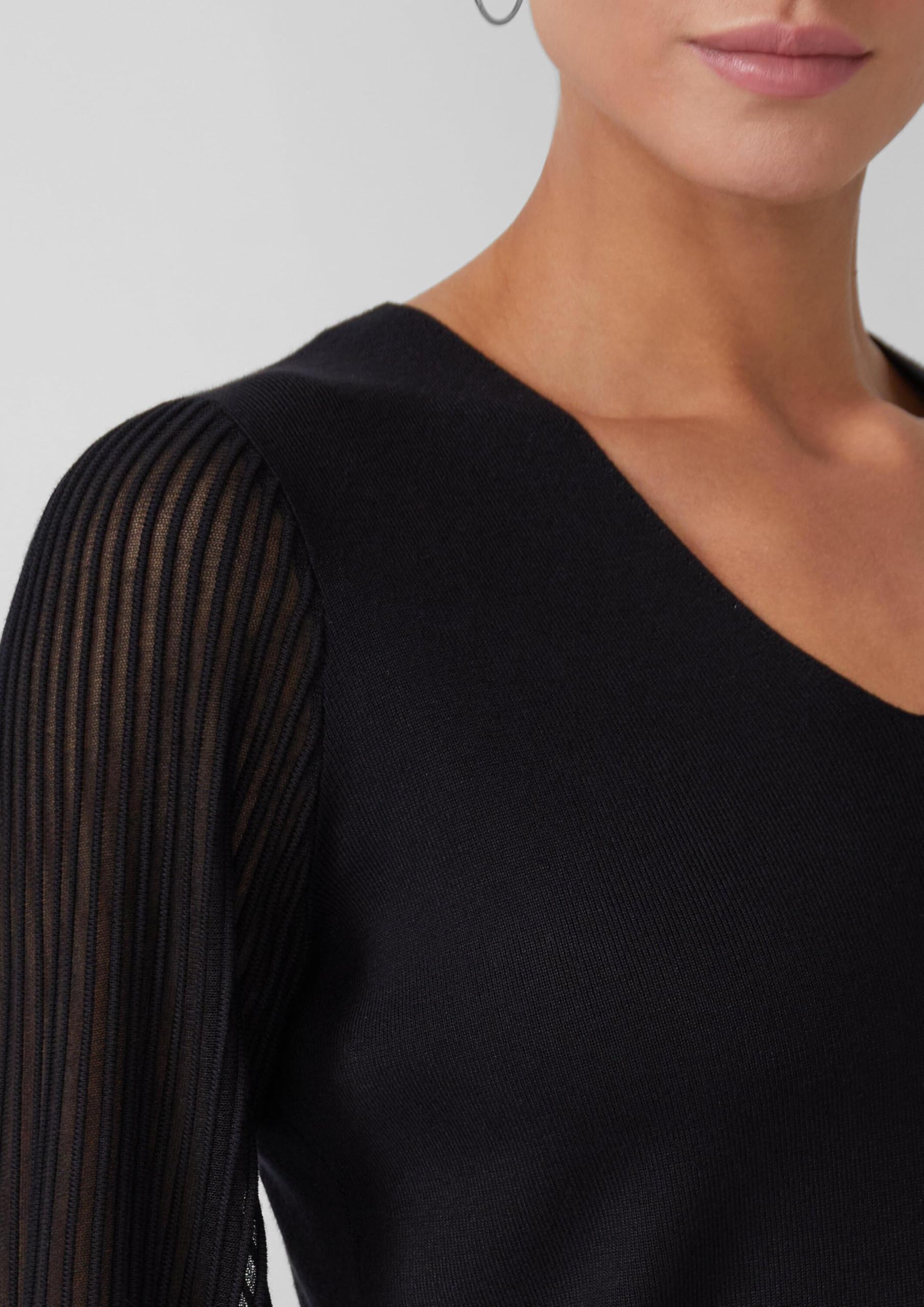 s.Oliver Feinstrickpullover V-Ausschnitt Größe 36