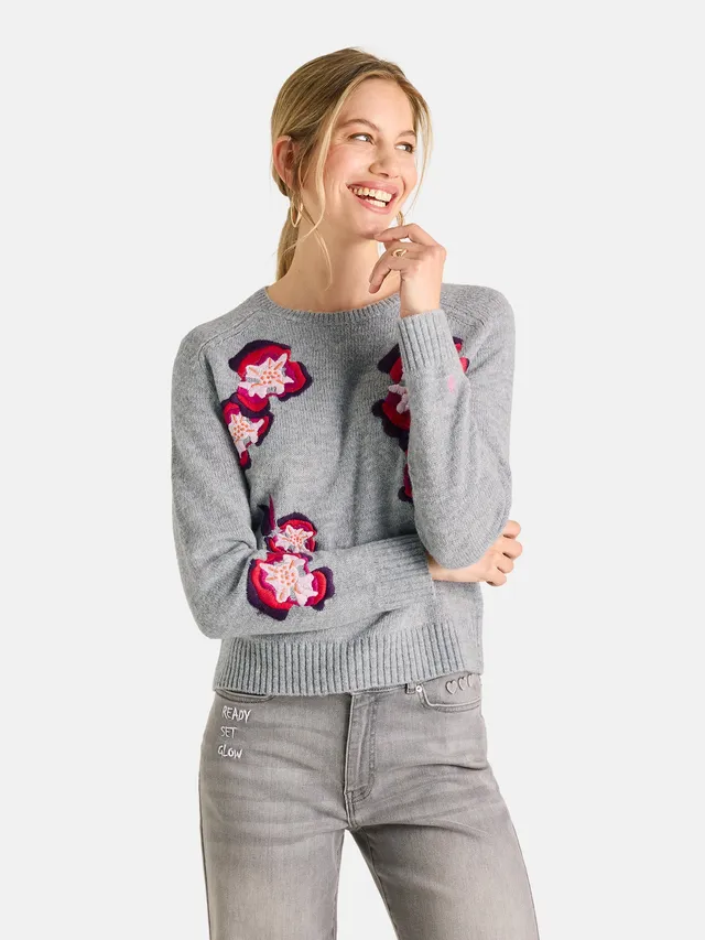 Lieblingsstück NestaL Pullover silver mel mit Alpaka