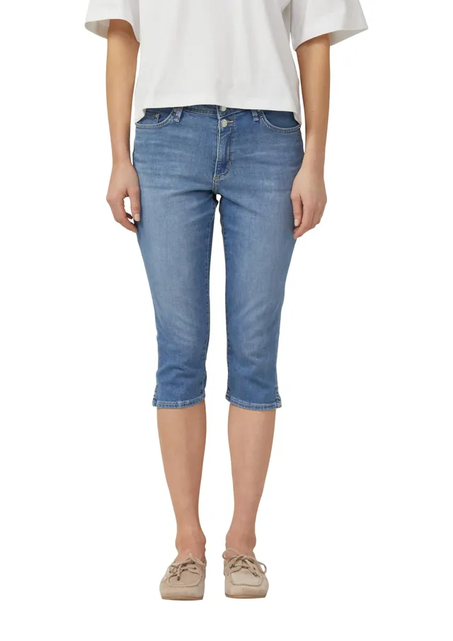 s.Oliver Betsy Mid Rise Slim Fit Capri Jeans Blau 32