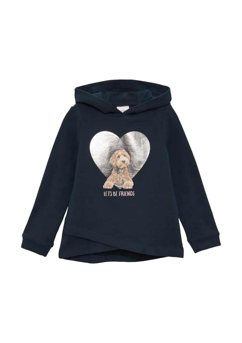 s.Oliver RED LABEL Hoodie Metallic-Print 104-110