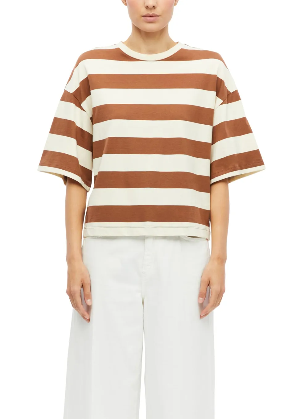 s.Oliver RED LABEL Oversize T-Shirt 38 gestreift Patch
