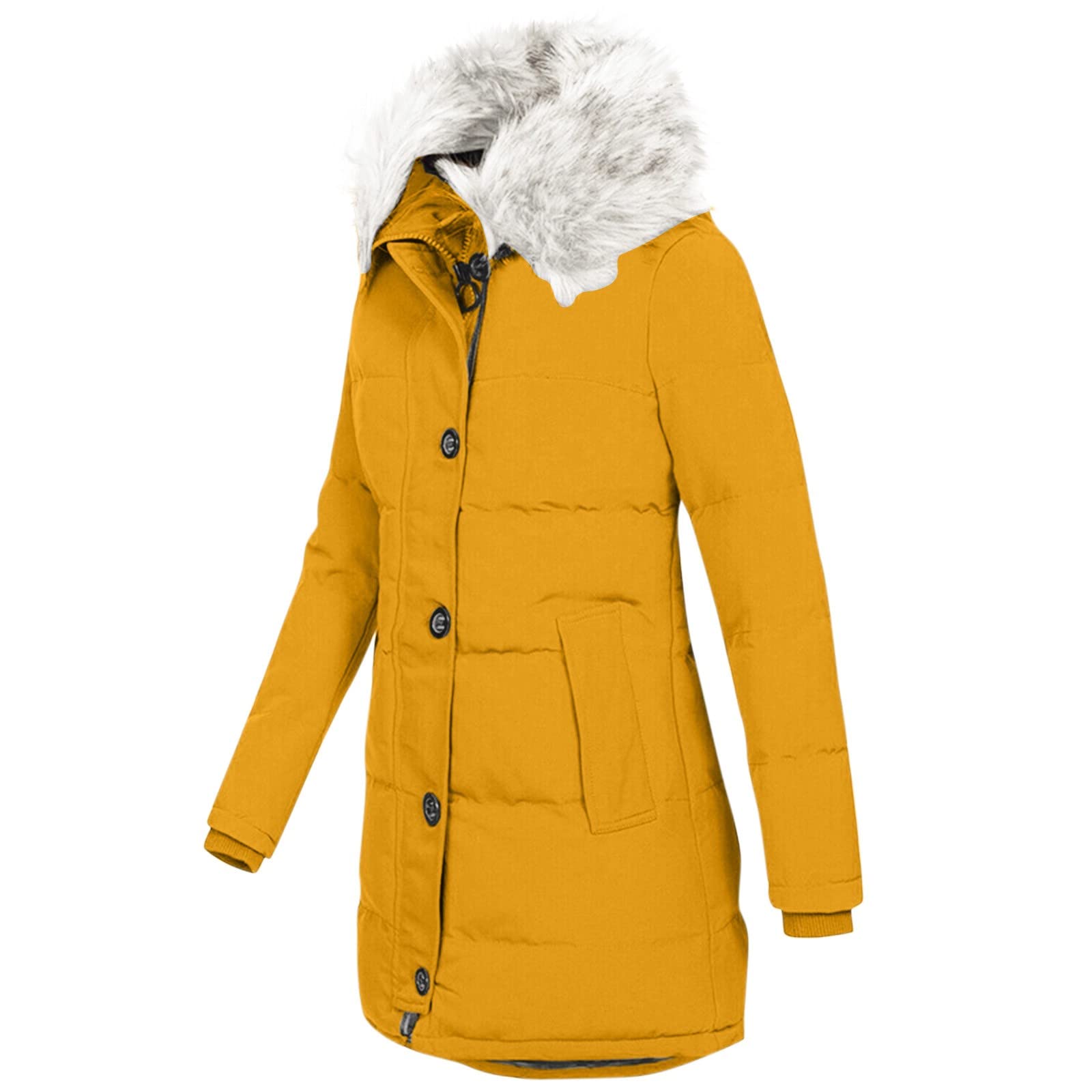 Singular-Point Damen Jacke Winterparka mit Kapuze