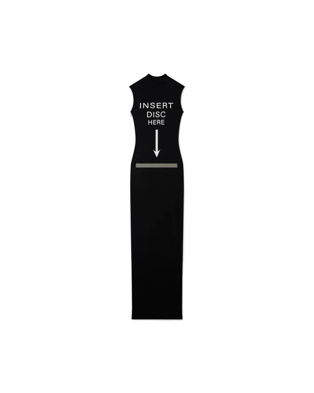 Mowalola Insert Disc Dress Maxikleid aus Baumwolle