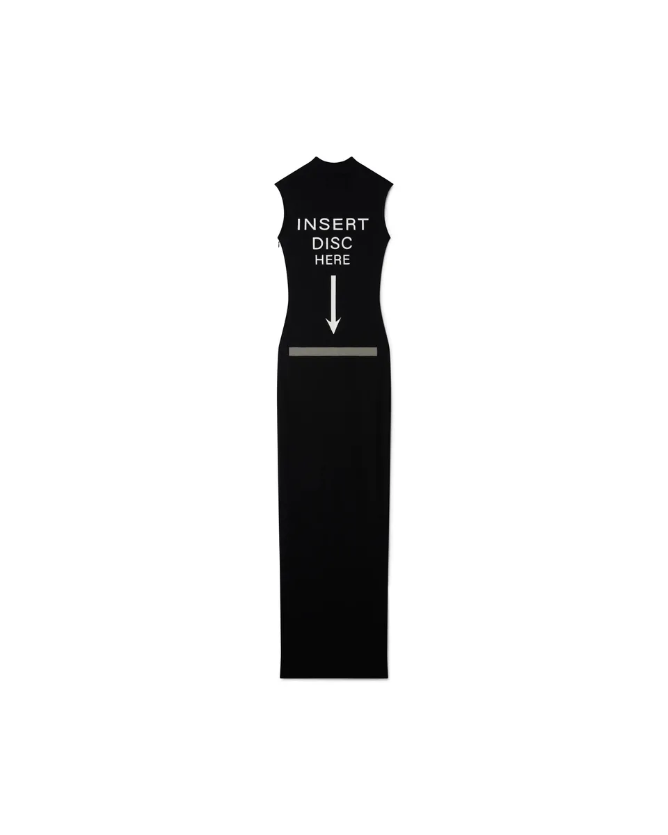 Mowalola Insert Disc Dress Maxikleid aus Baumwolle