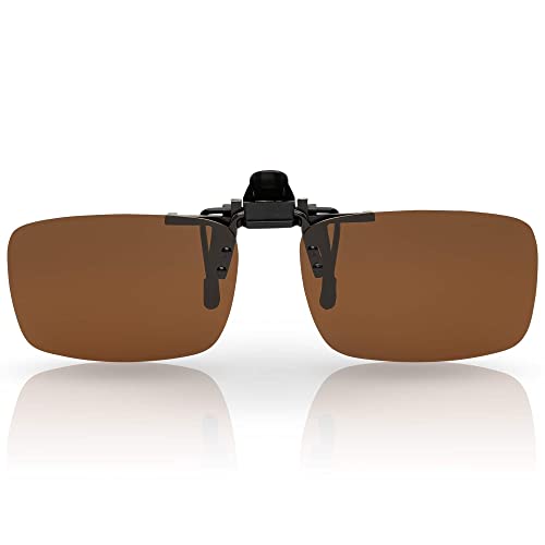 BEZLIT Sonnenbrillenaufsatz Clip-On Braun polarisiert