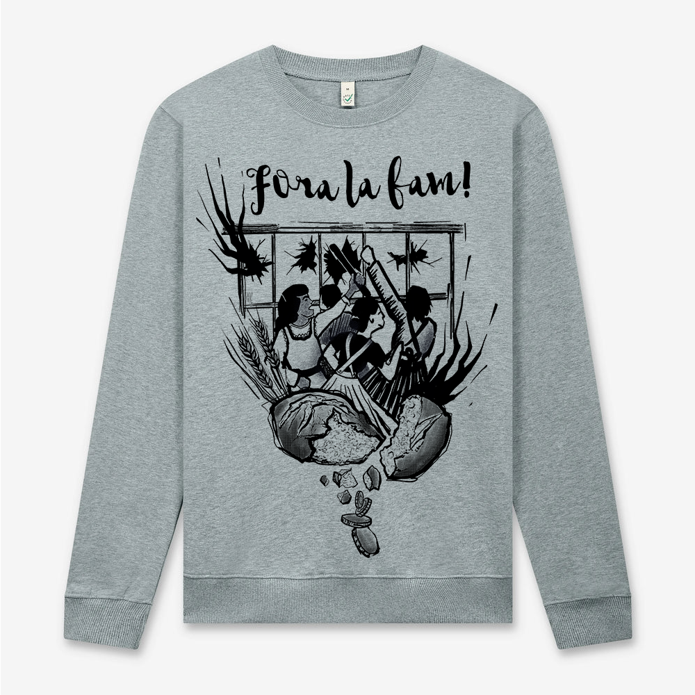 dna merch Fora La Fam Brotaufstände 1789 Rundhalspullover Damen