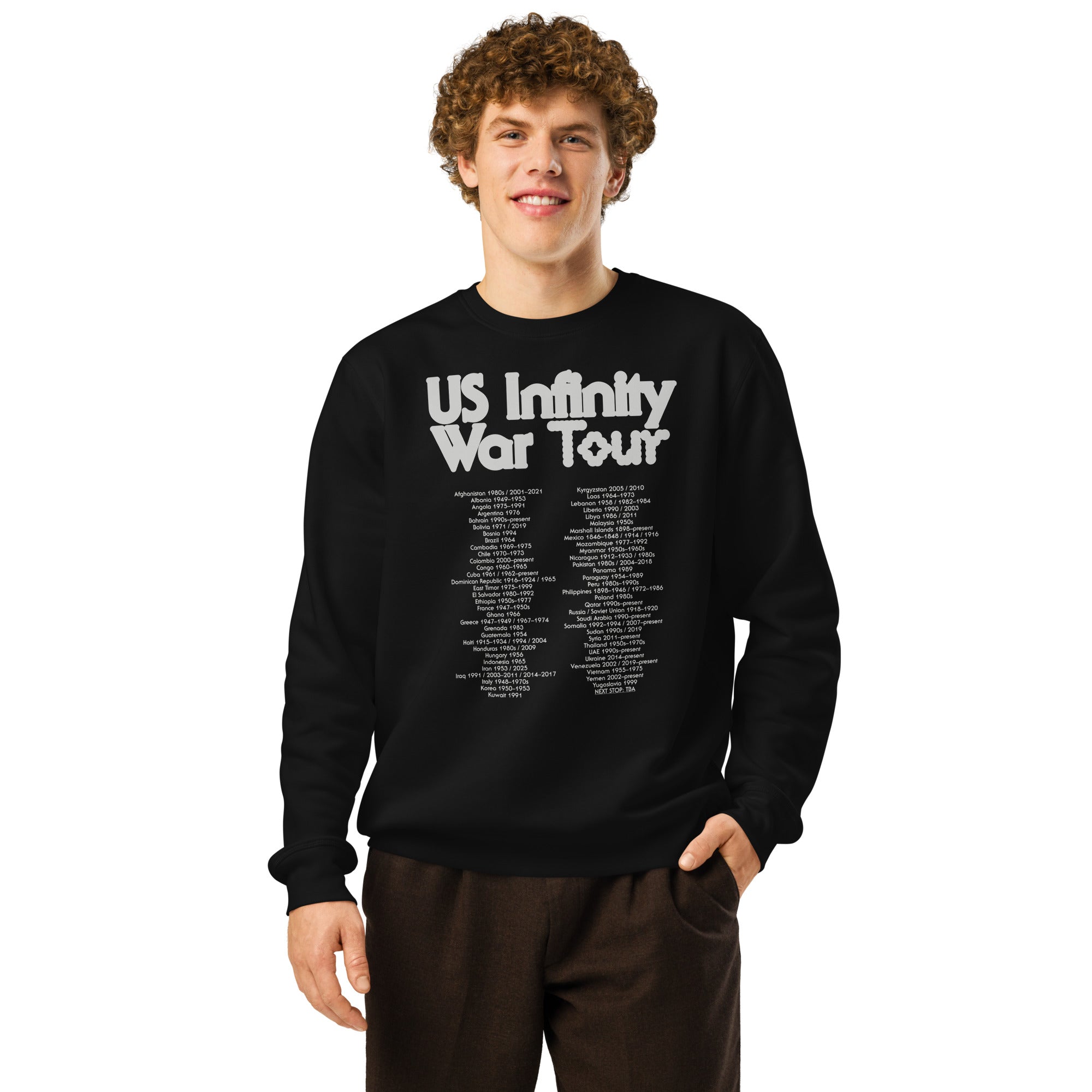 Progressive International PI01 Infinity War Tour Sweatshirt