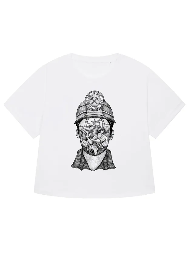 dna merch The Mine Is Ours Oversize T-Shirt Bio Labin