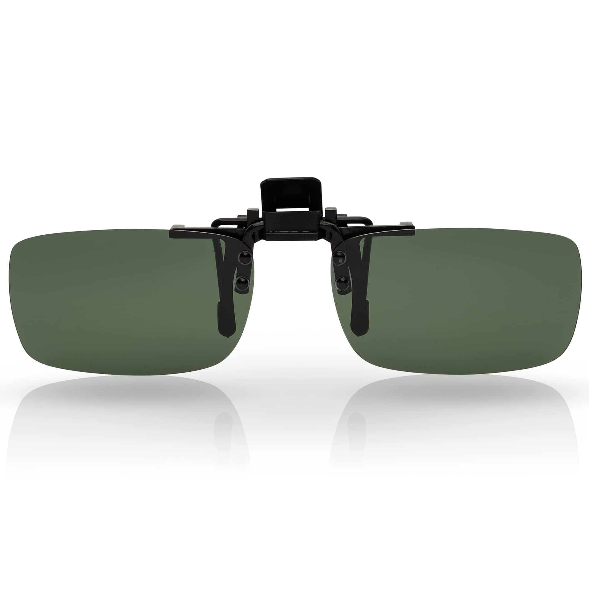 BEZLIT 30447 Sonnenbrillenaufsatz Clip-On Braun polarisiert