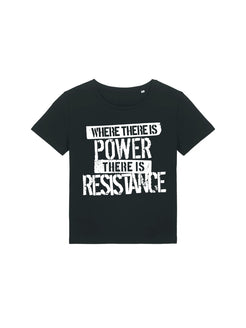dna merch Power Resistance T-Shirt Damen Schwarz
